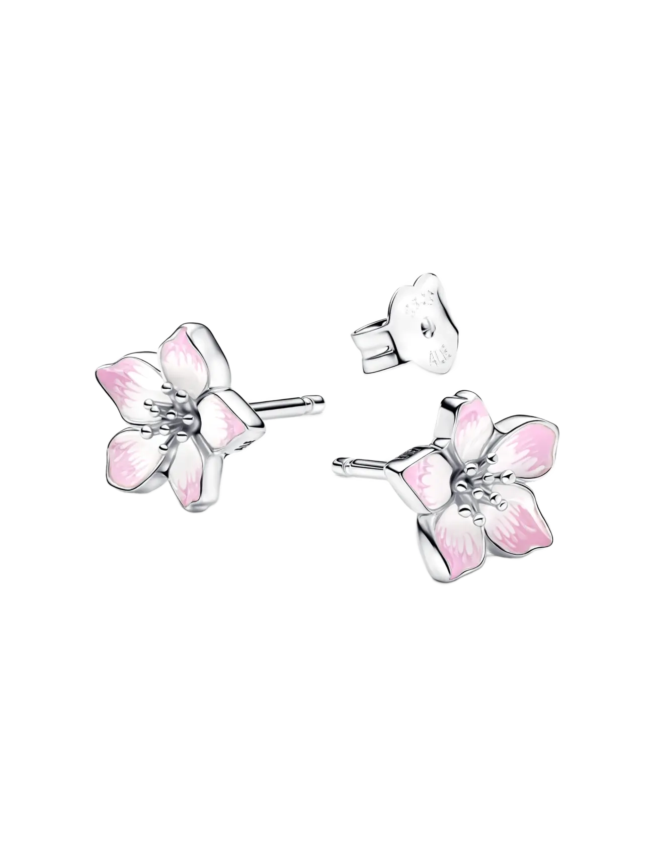 Pandora - Cherry Blossom Stud Earrings - pinna eyrnalokkar - pink - 2