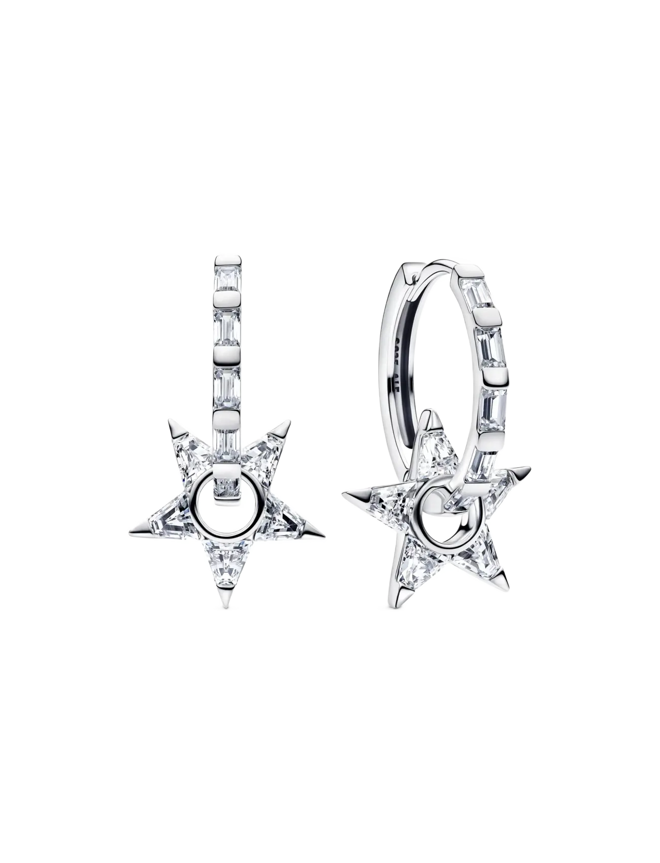 Pandora Sparkling Stella Openwork Hoop Earrings - Schmuck - CLEAR / undefined