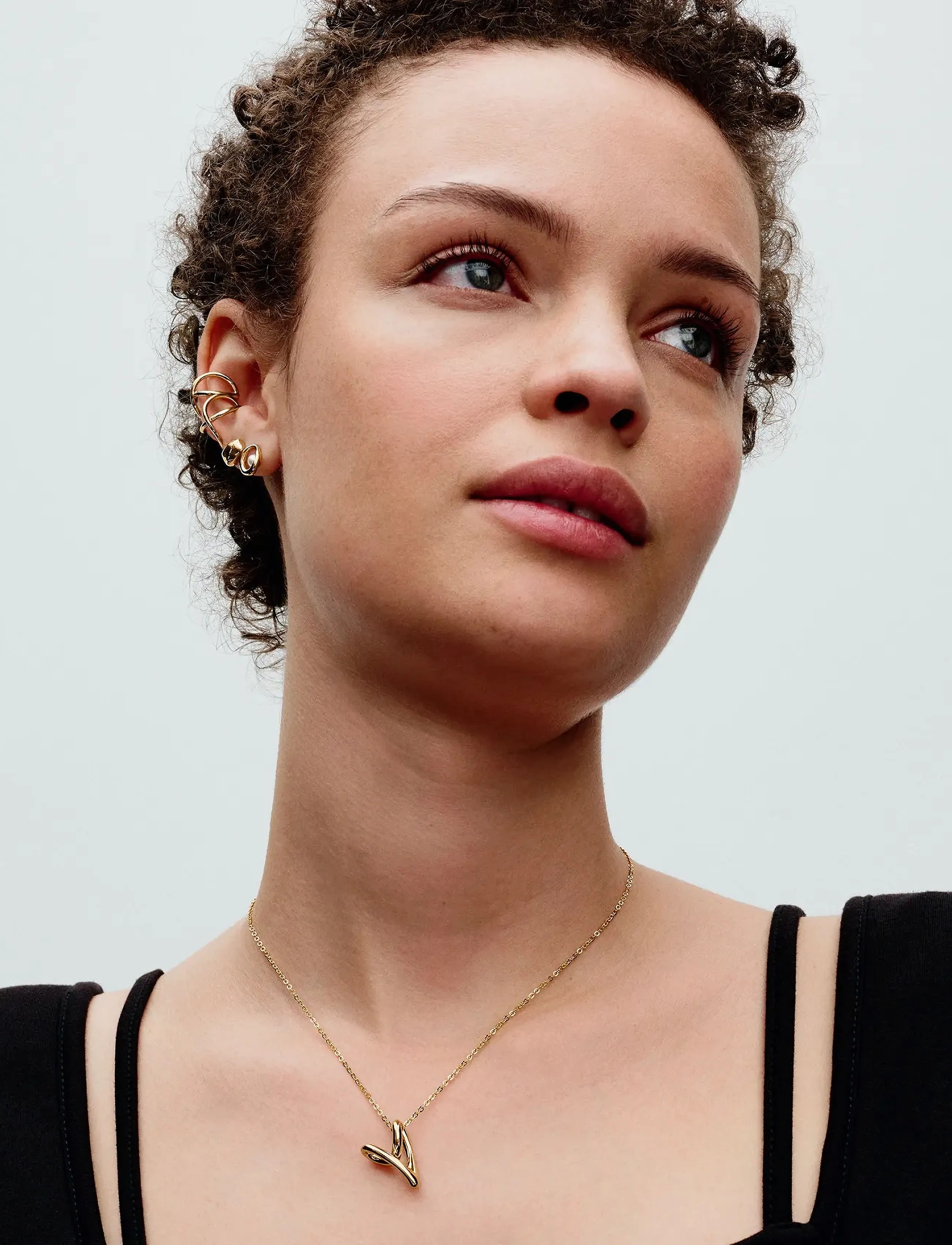 Pandora Heart Pendant 14K Gold-Plated Necklace, 70 cm, Gold, Halskæder > Kædehalskæder, Dame