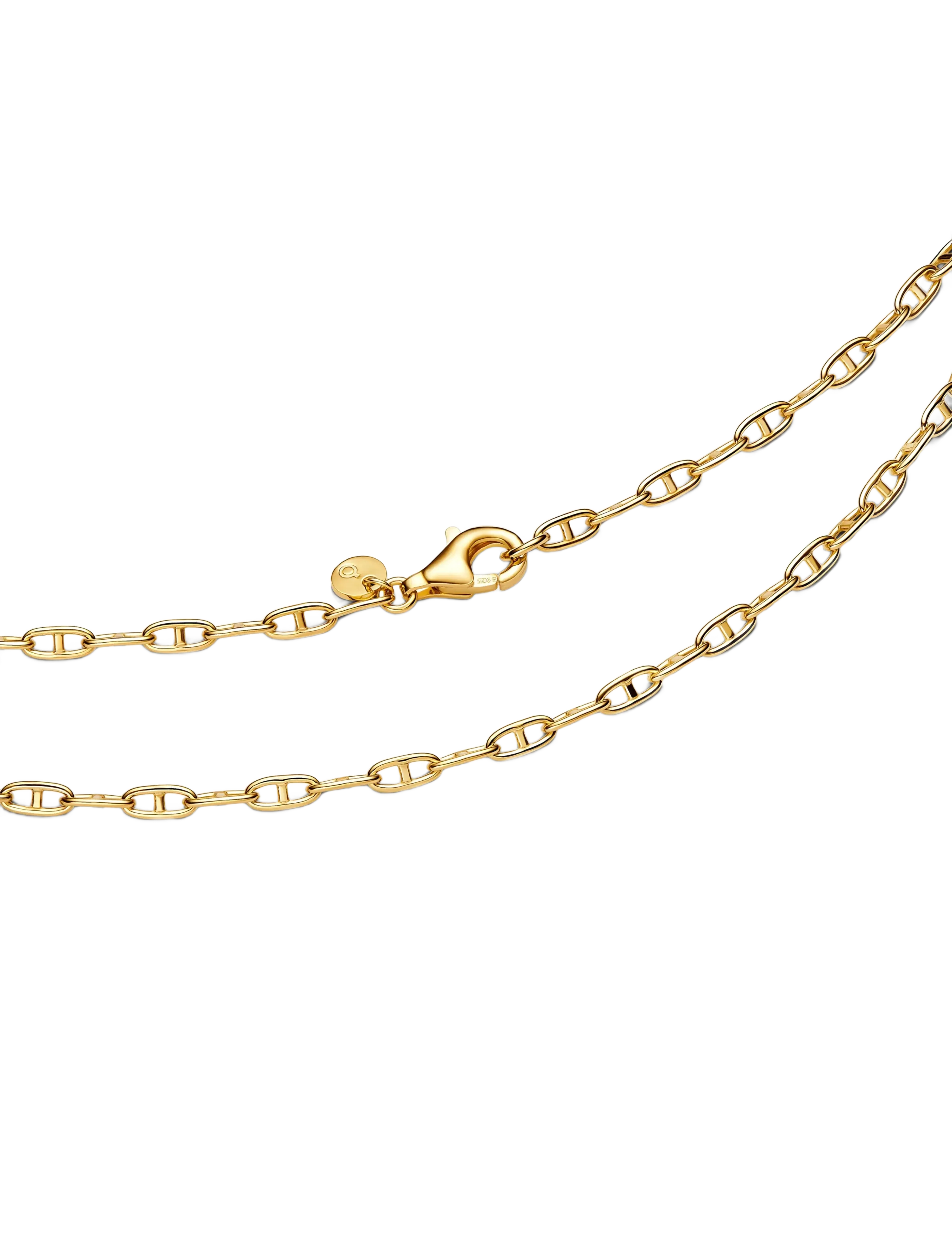 Pandora - 14k gold-plated necklace - halsketten - no color - 2