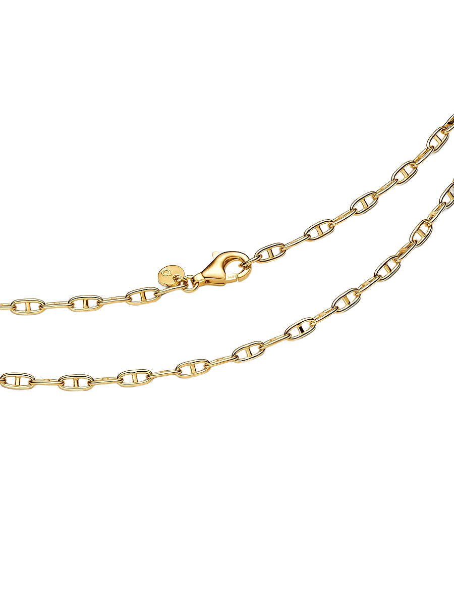 Pandora - 14k gold-plated necklace - halskæder - no color - 2
