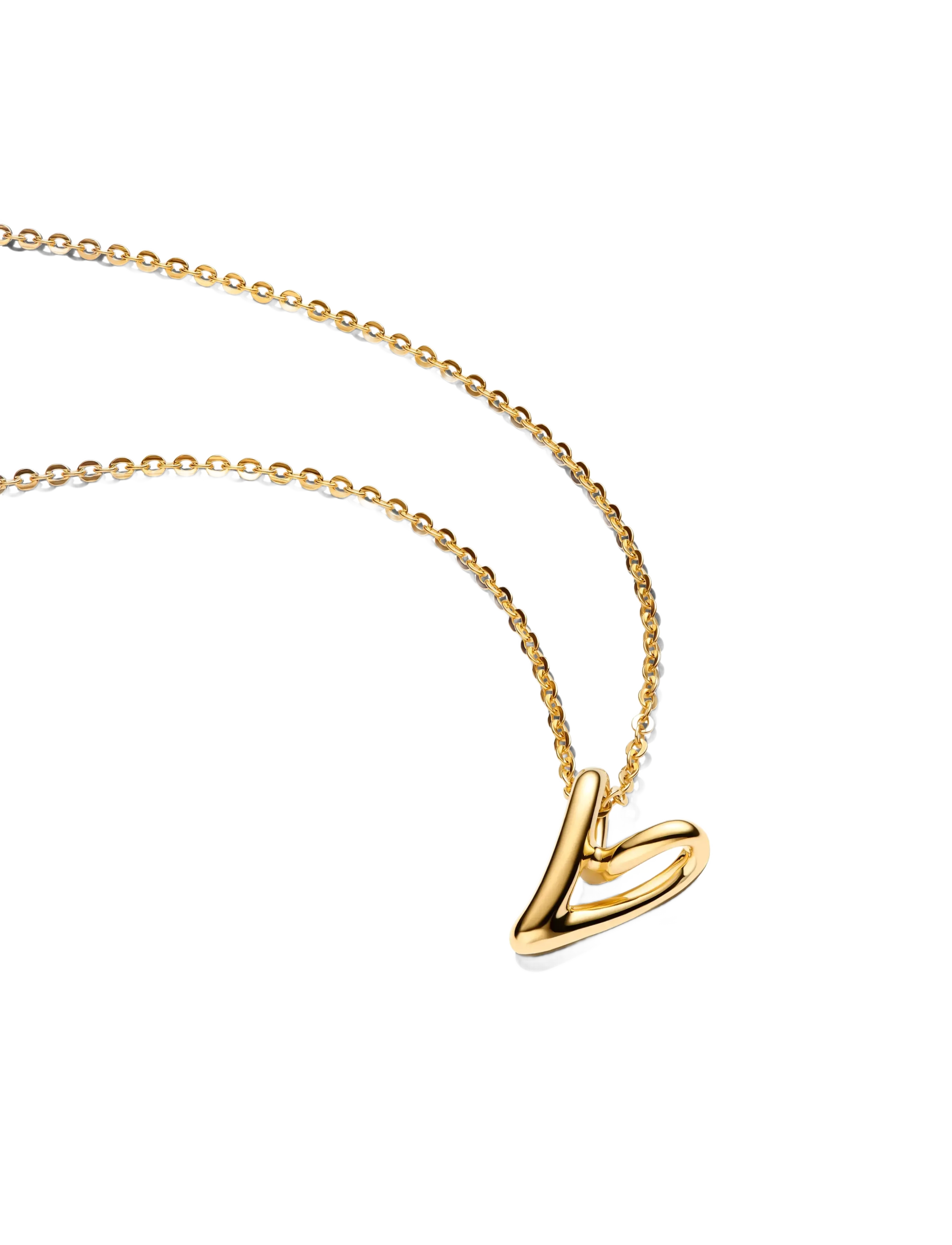 Pandora Heart Small Pendant Necklace -  - NO COLOR / undefined