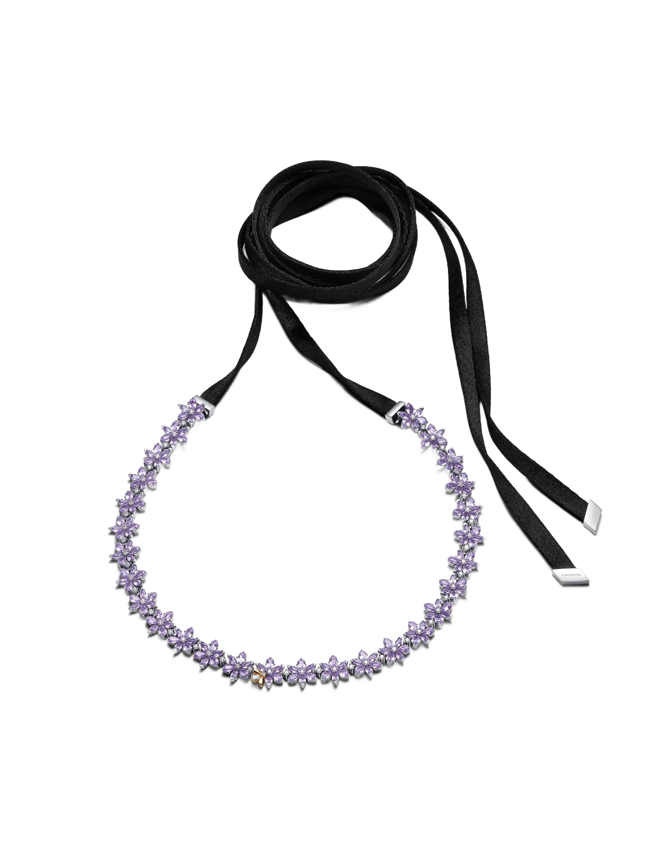 Pandora Herbarium and bee sterling silver - Farben der Saison - PURPLE / purple