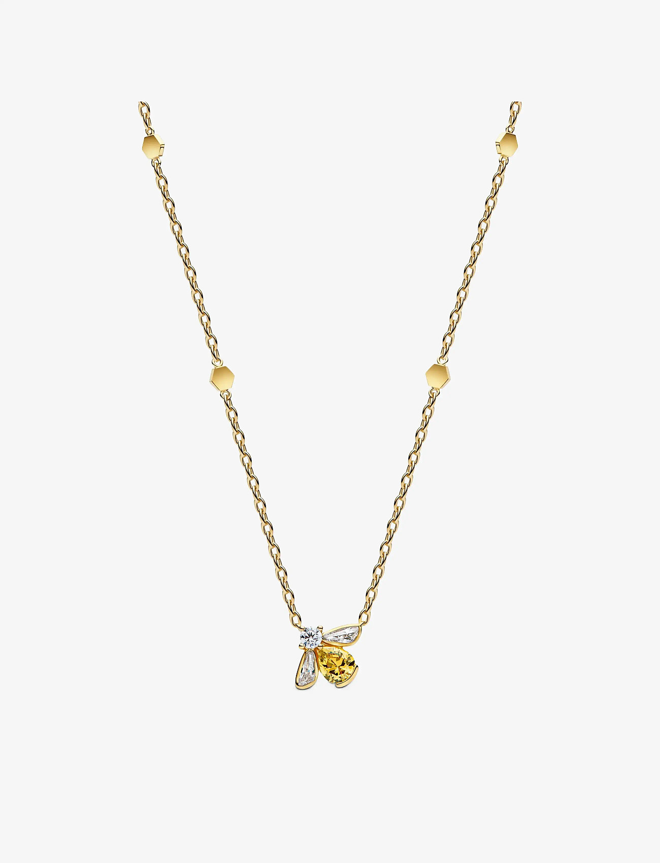 Pandora - Honey Bee Pendant Necklace - pendentifs - yellow - 1