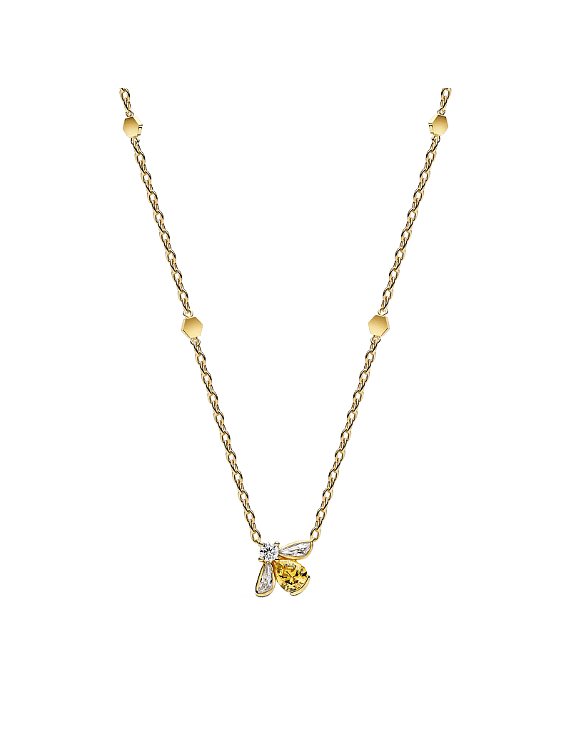 Pandora - Honey Bee Pendant Necklace - pendentifs - yellow - 1