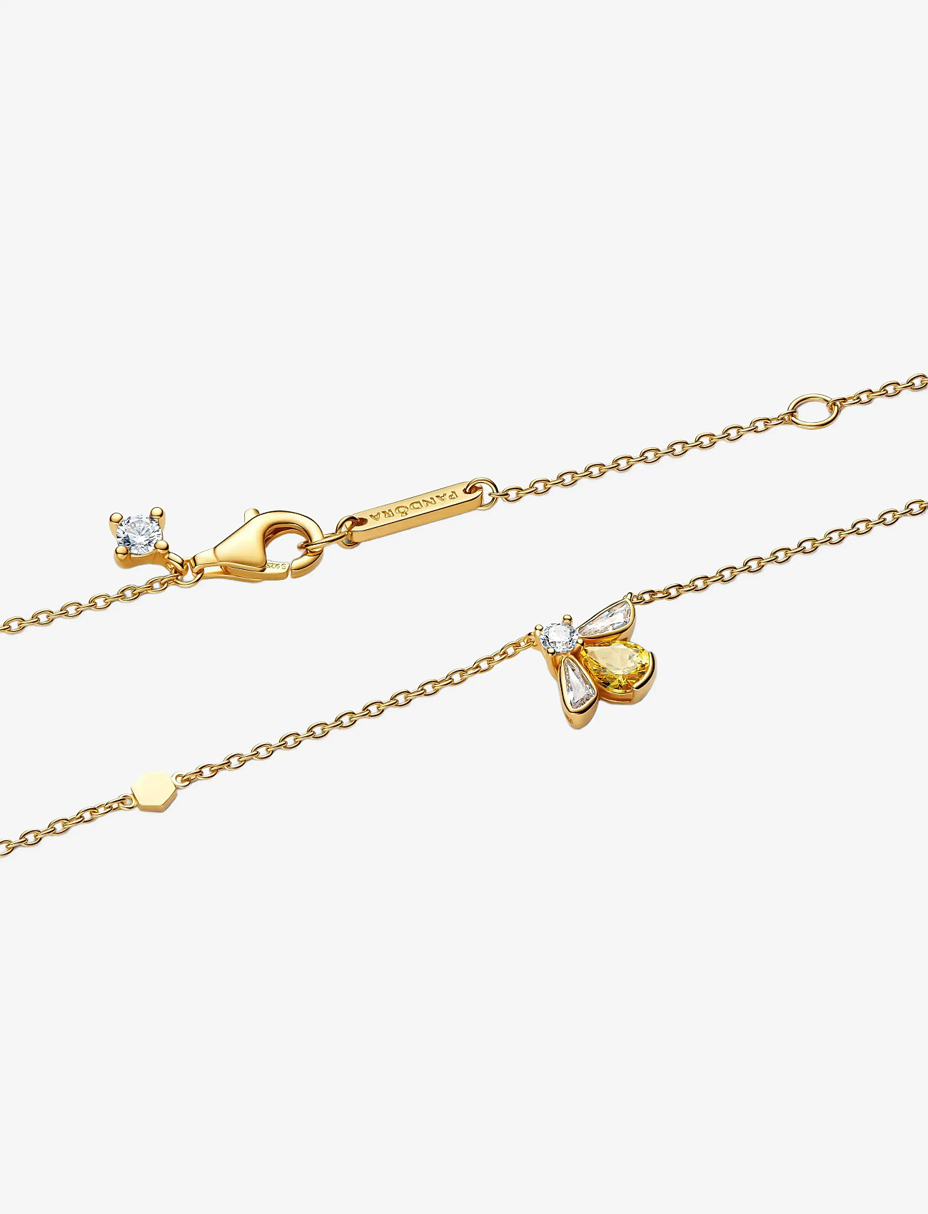 Pandora - Honey Bee Pendant Necklace - pendentifs - yellow - 3