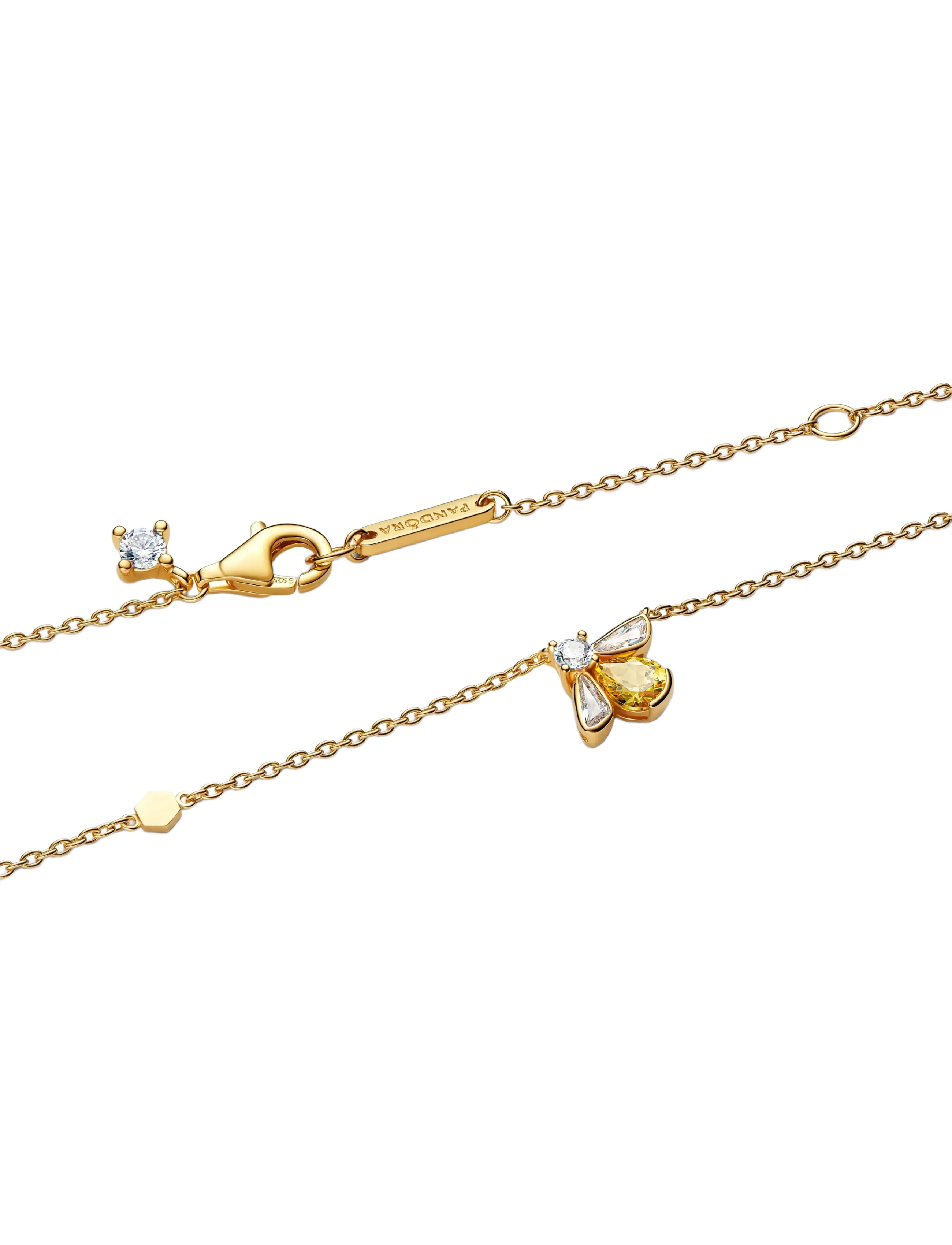 Pandora - Honey Bee Pendant Necklace - vedhæng - yellow - 3