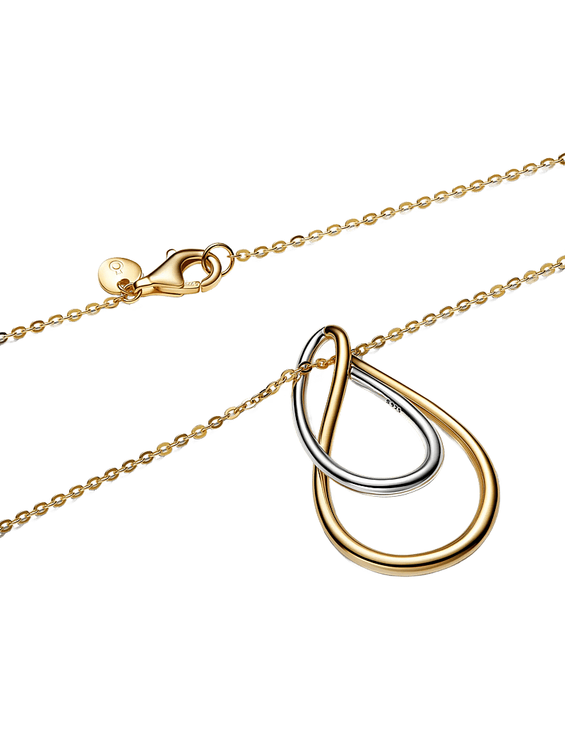 Pandora - Two-Tone Double Pendant Necklace - hängen & berlocker - no color - 2