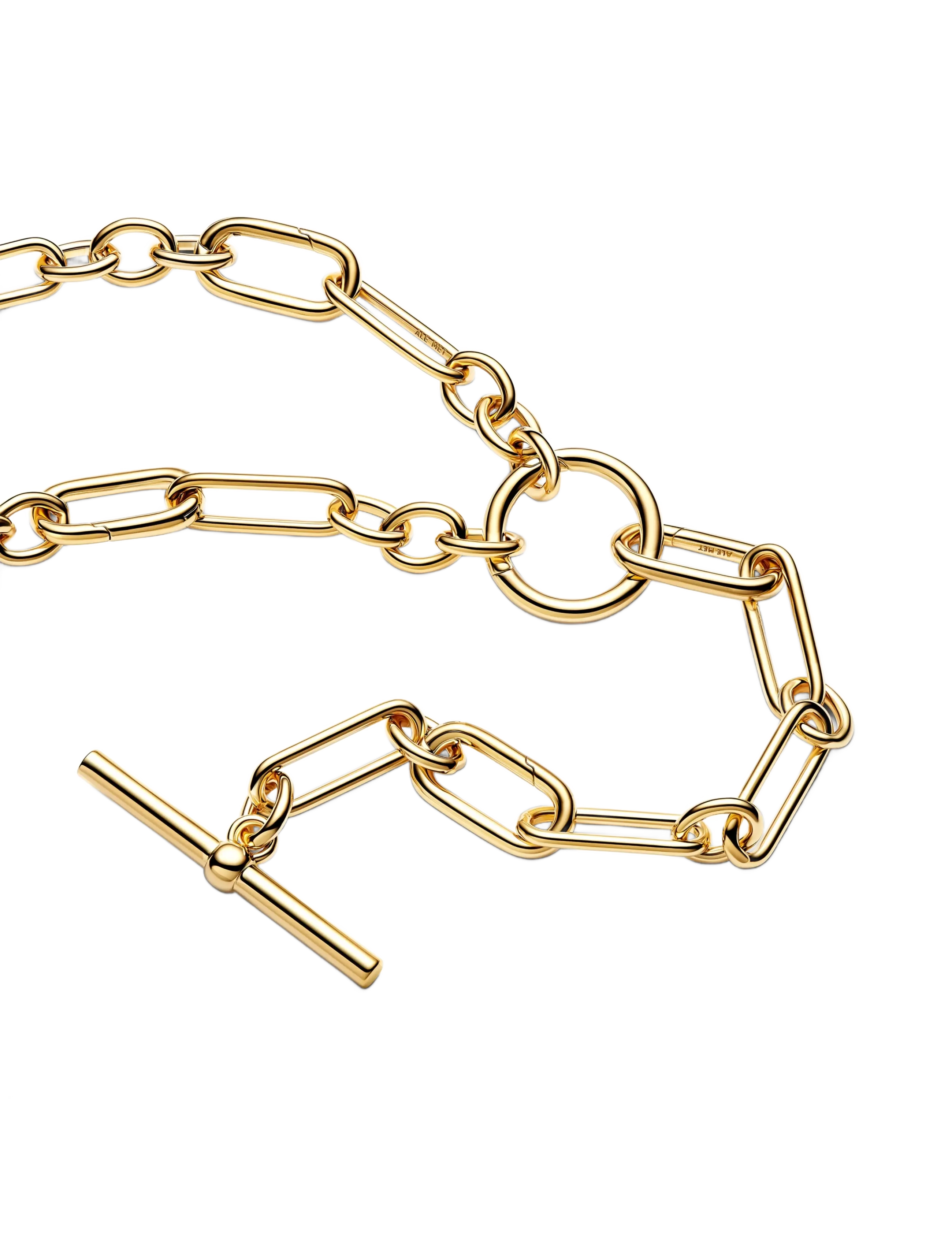 Pandora - Link Chain Y-Necklace - kedjehalsband - no color - 2