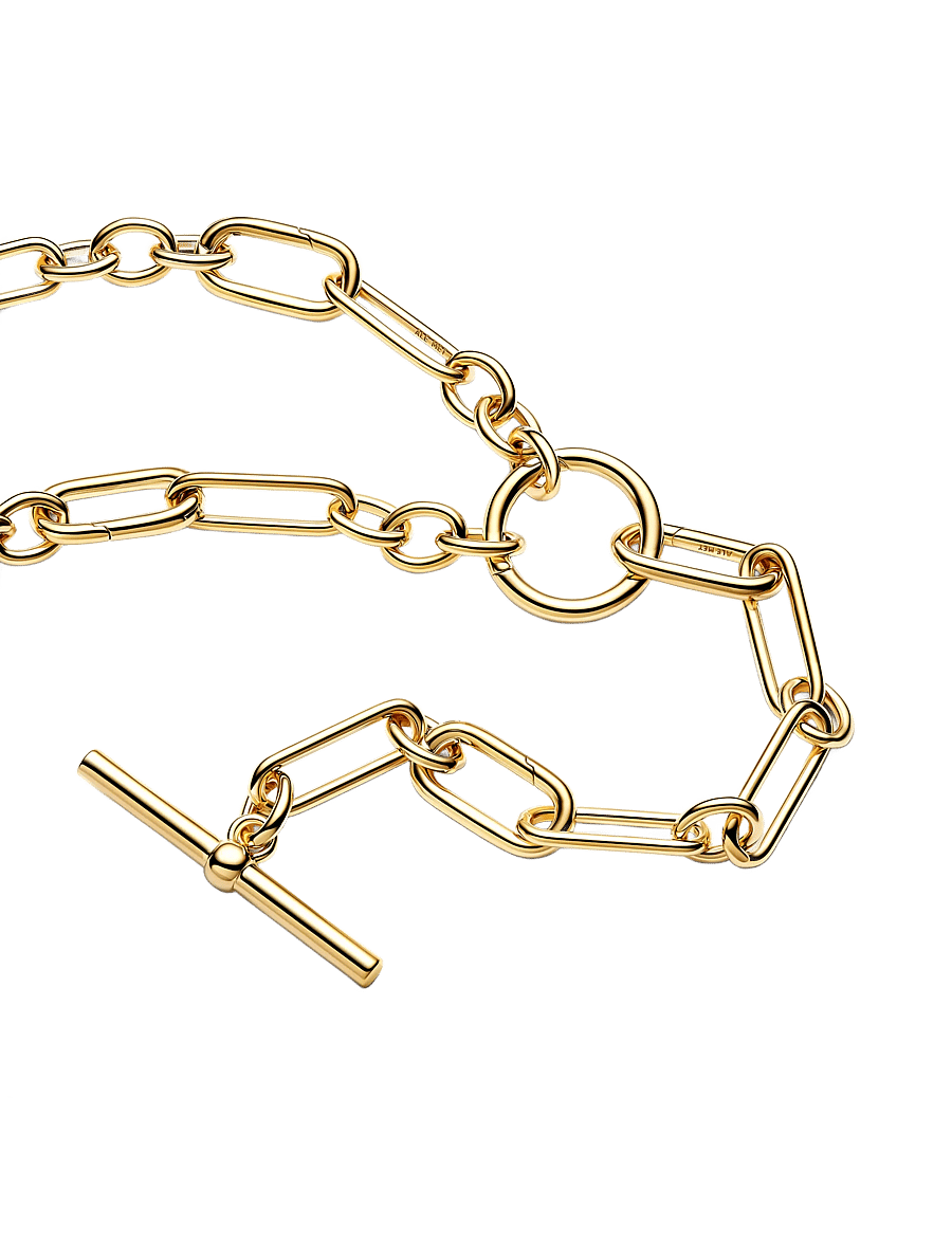 Pandora - Link Chain Y-Necklace - kedjehalsband - no color - 2