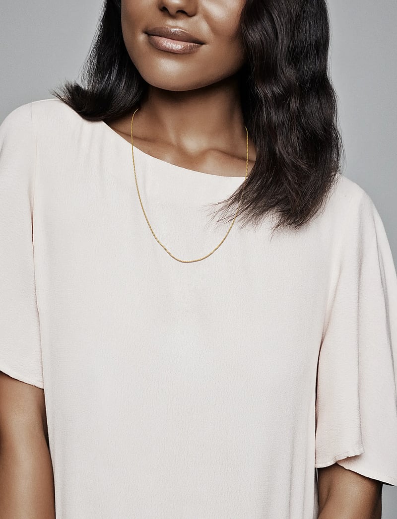 Pandora - 14k Gold-plated necklace - kedjehalsband - no color - 0