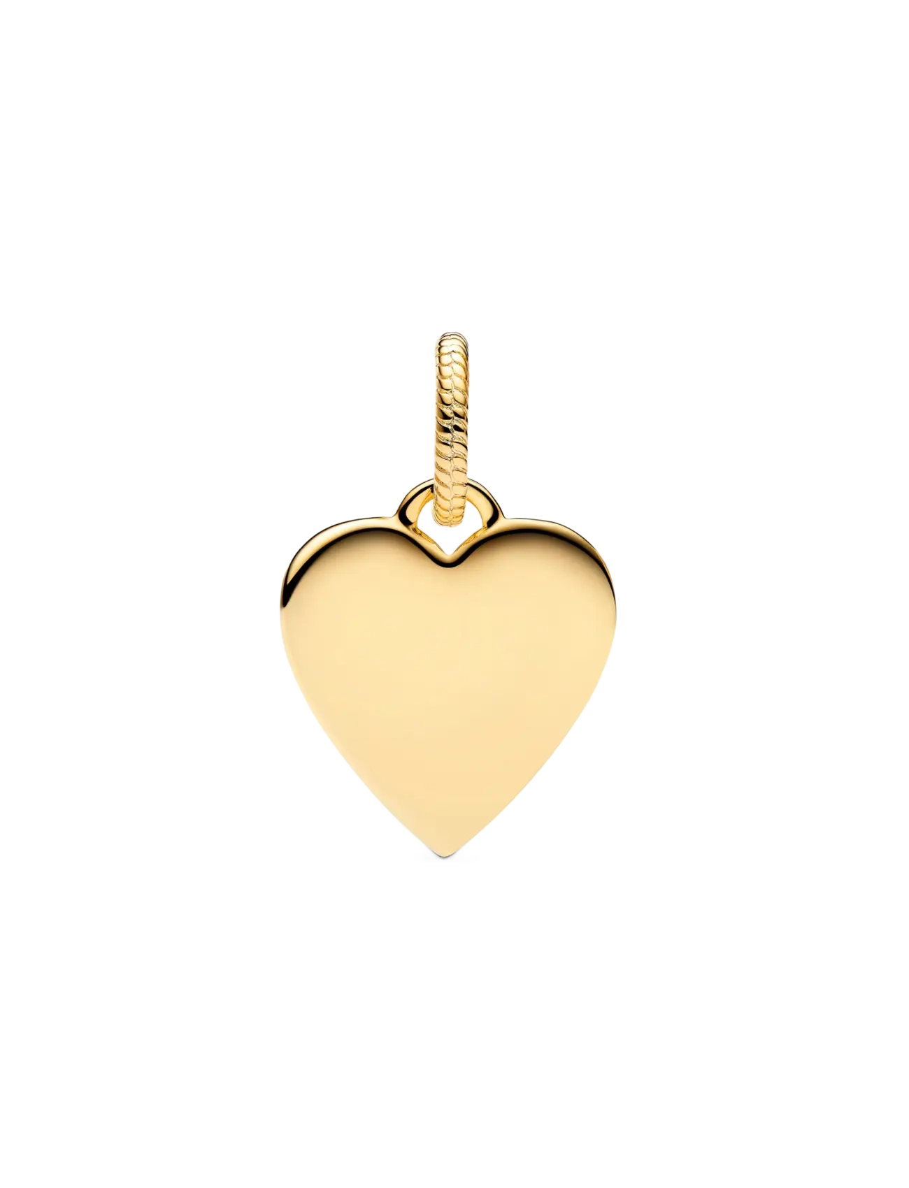 Pandora - Engravable Heart Tag Pendant - hängen & berlocker - no color - 2
