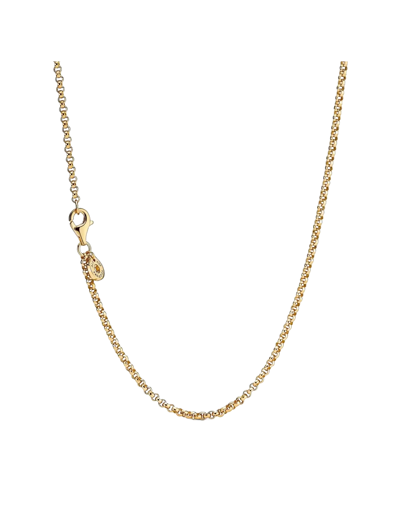 Pandora 14k Gold-plated rolo necklace - Halskæder - NO COLOR / undefined
