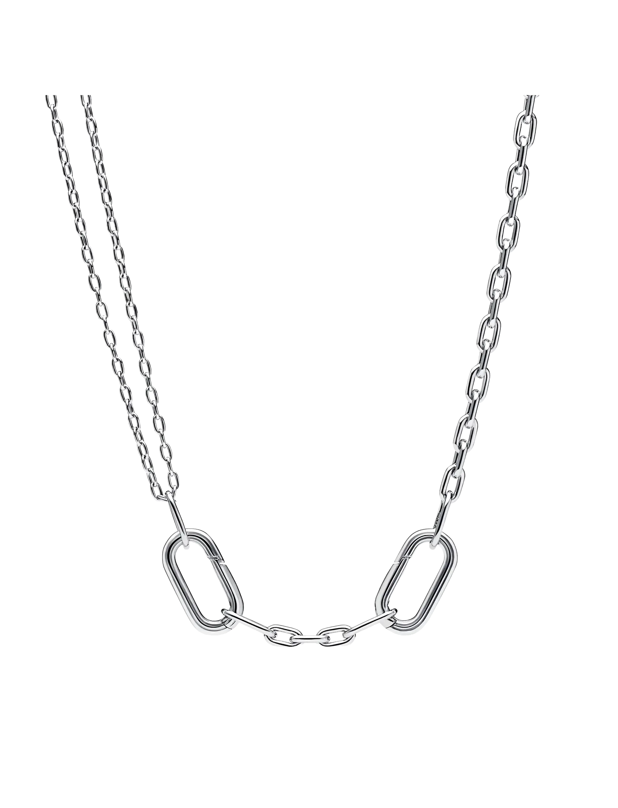 Pandora Double Link Chain Necklace - Halskæder - NO COLOR / undefined