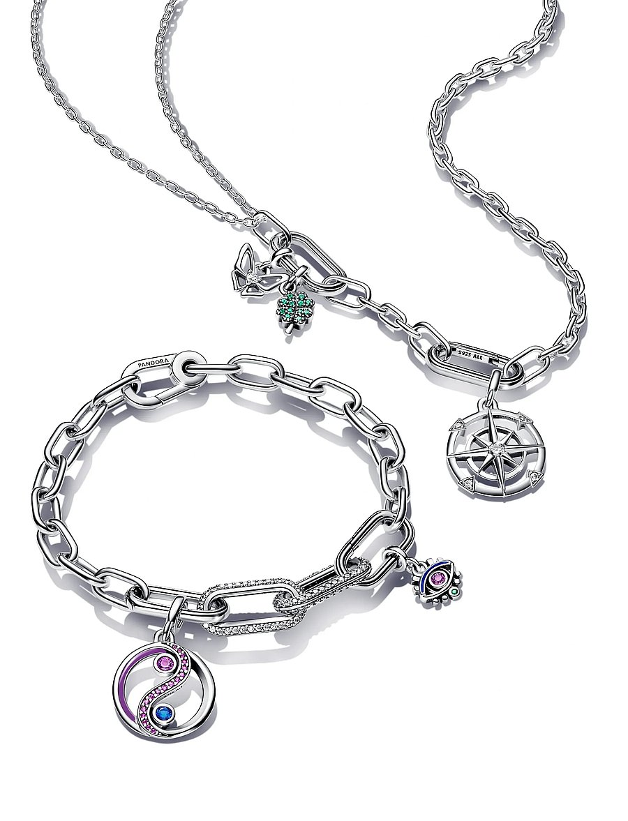 Pandora - Double Link Chain Necklace - kedjehalsband - no color - 2