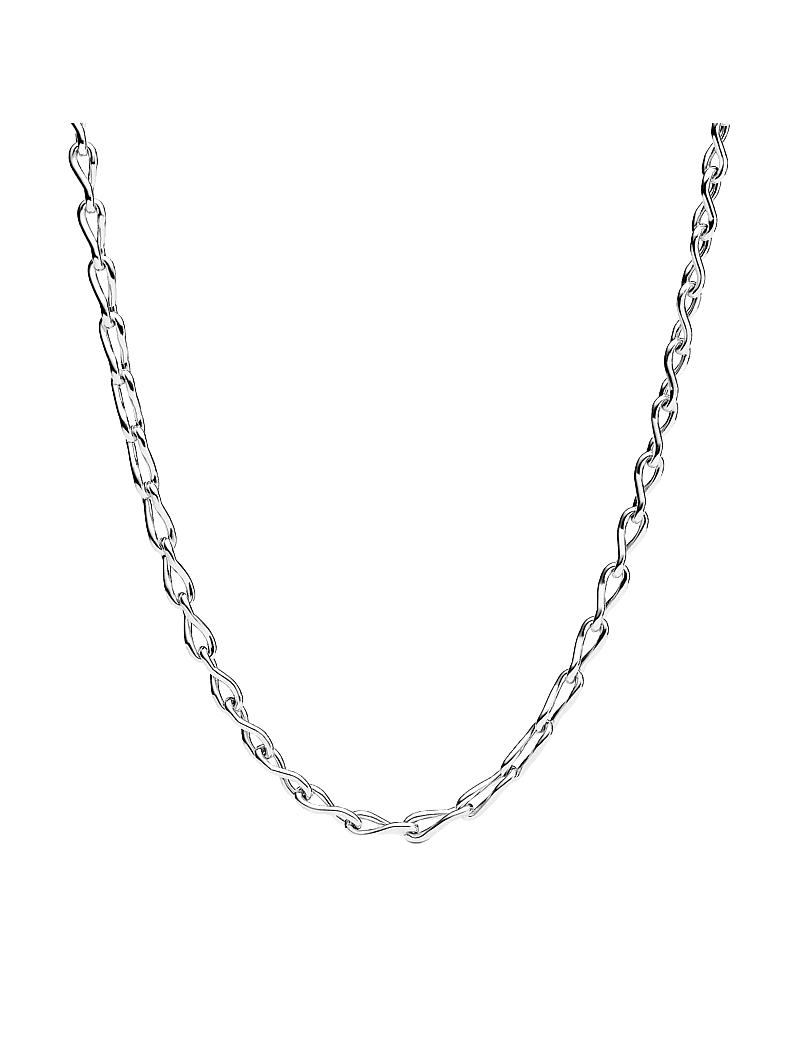 Pandora - Figure of 8 chain link sterling silver necklace - halsketten - no color - 1