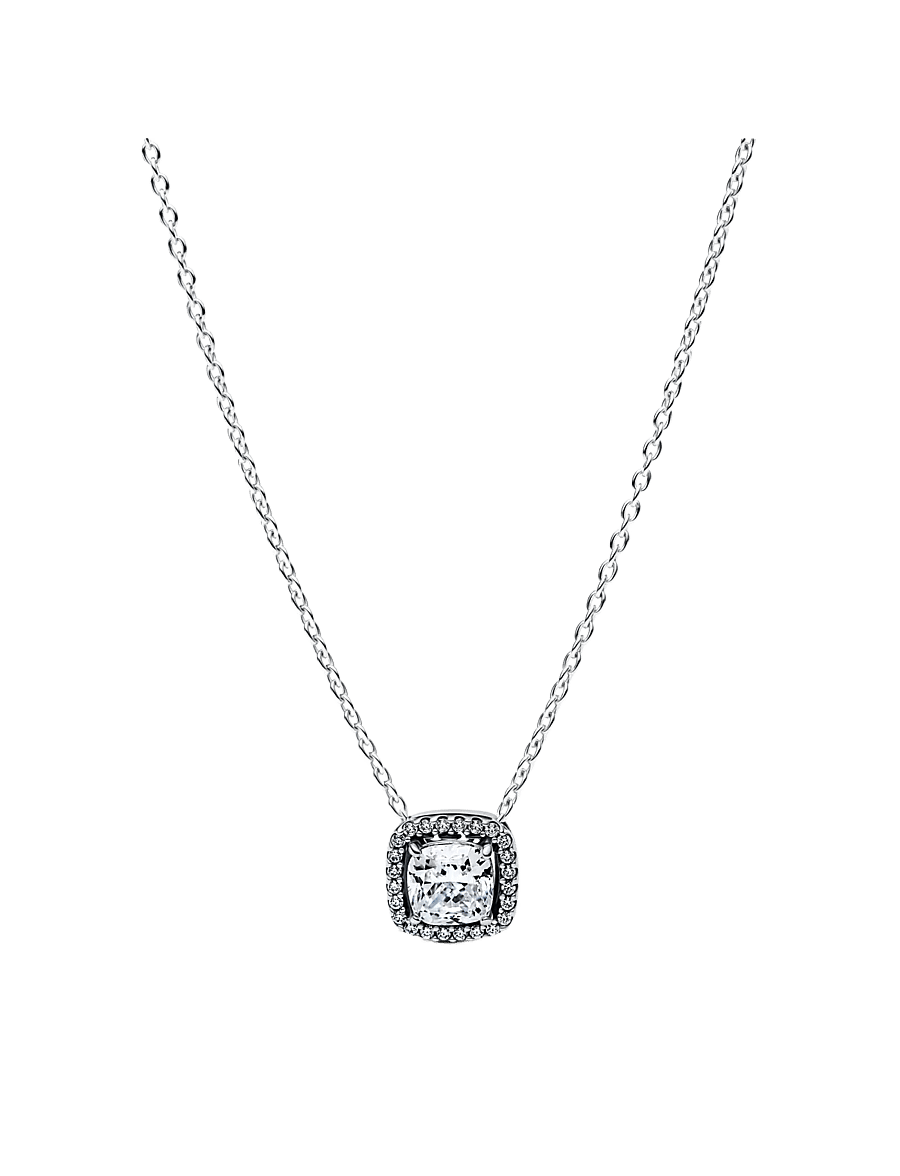 Pandora - Halo Pendant Collier Necklace - ketten mit anhänger - clear - 1