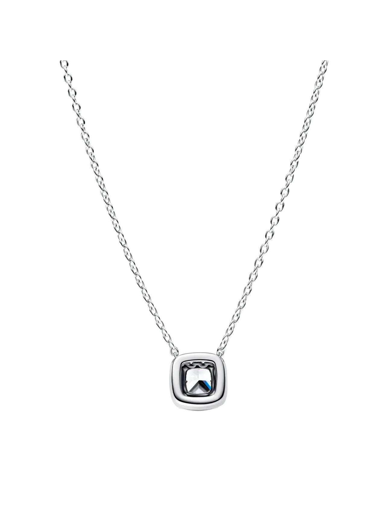 Pandora - Halo Pendant Collier Necklace - halskæder med vedhæng - clear - 2