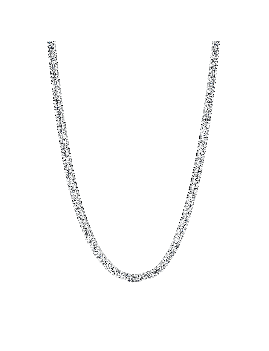 Pandora - Sterling silver choker with clear - clear - 1