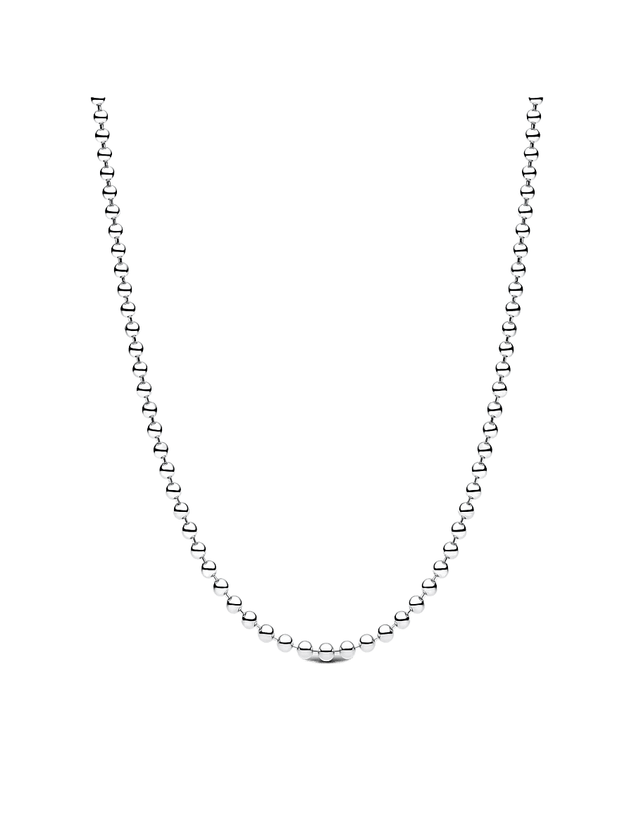 Pandora - Ball Chain Necklace - halskæder - no color - 1
