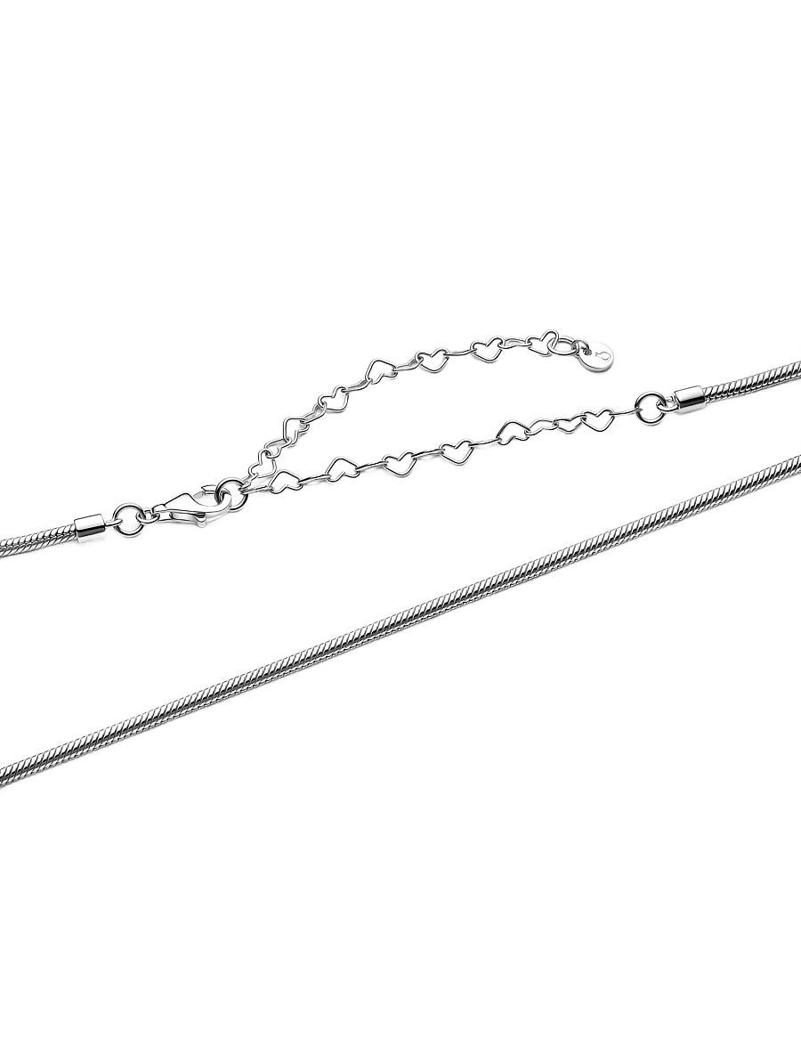 Pandora - Slim Snake Chain Necklace - halskæder - no color - 2