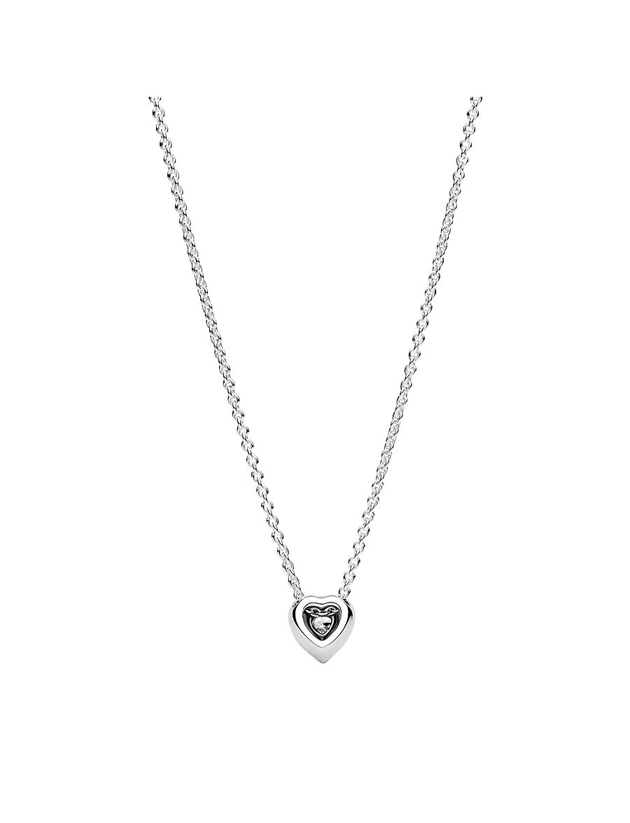 Pandora - Elevated Heart Necklace - halsketten - no color - 2