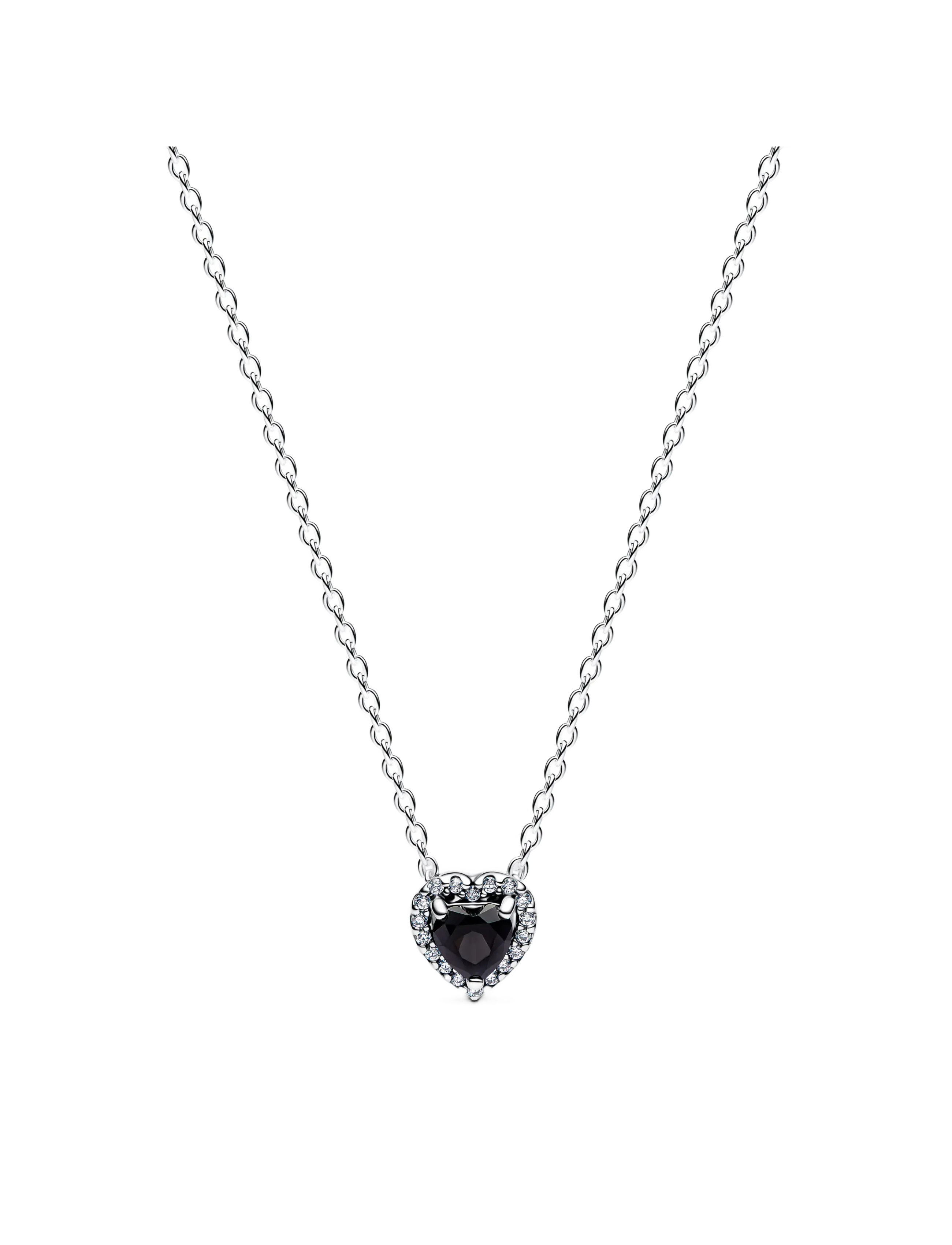 Pandora Heart sterling silver collier with - Accessories - BLACK / black