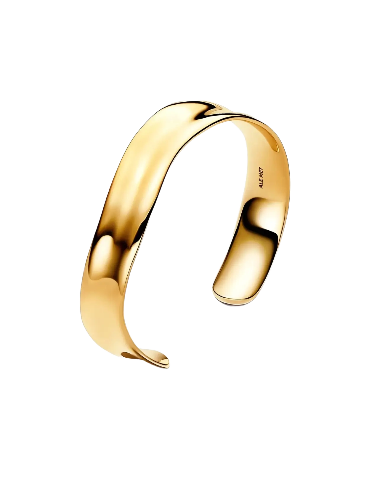 14k Gold-plated open bangle - NO COLOR