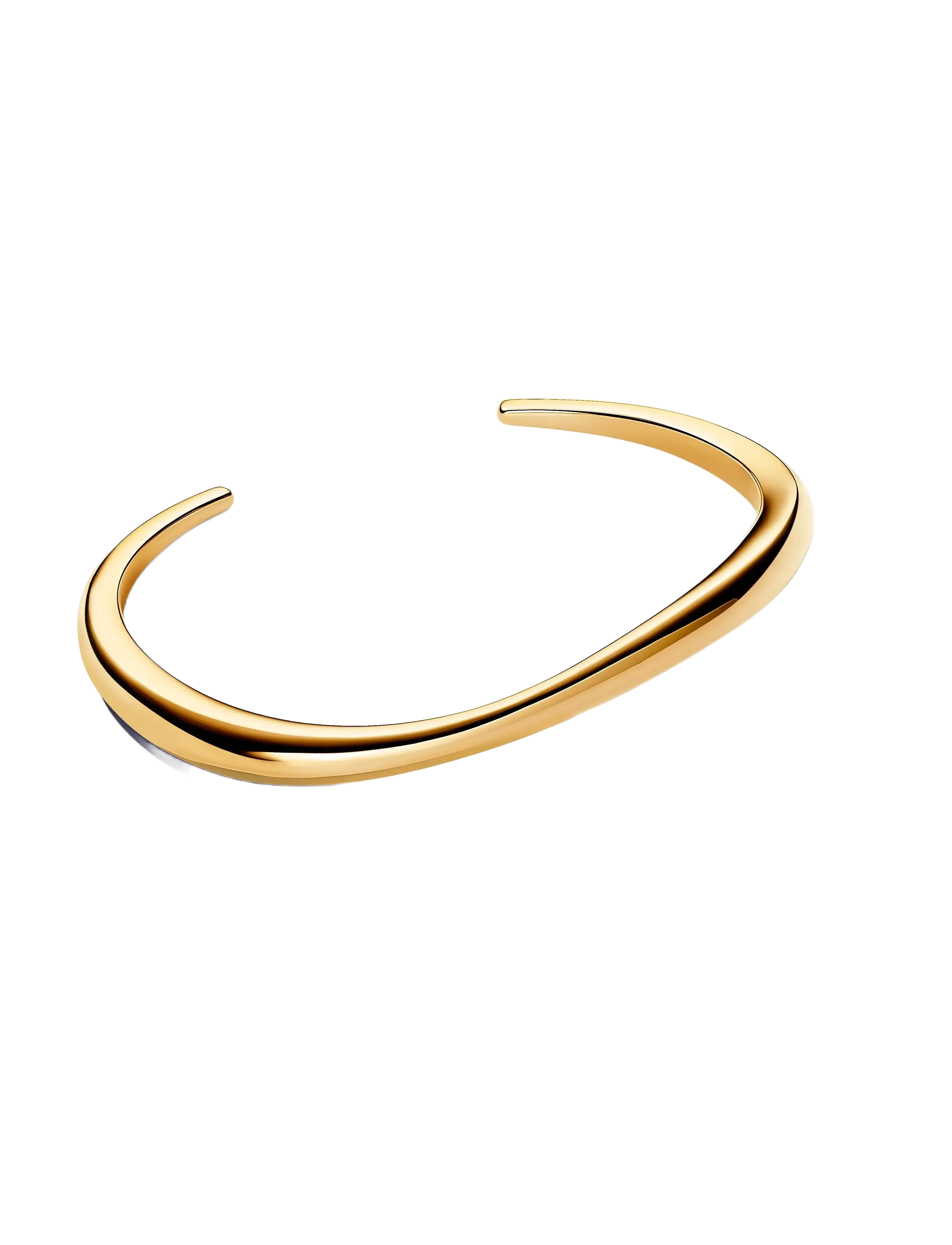 Pandora 14k Gold-plated open bangle - Armreife - NO COLOR / undefined