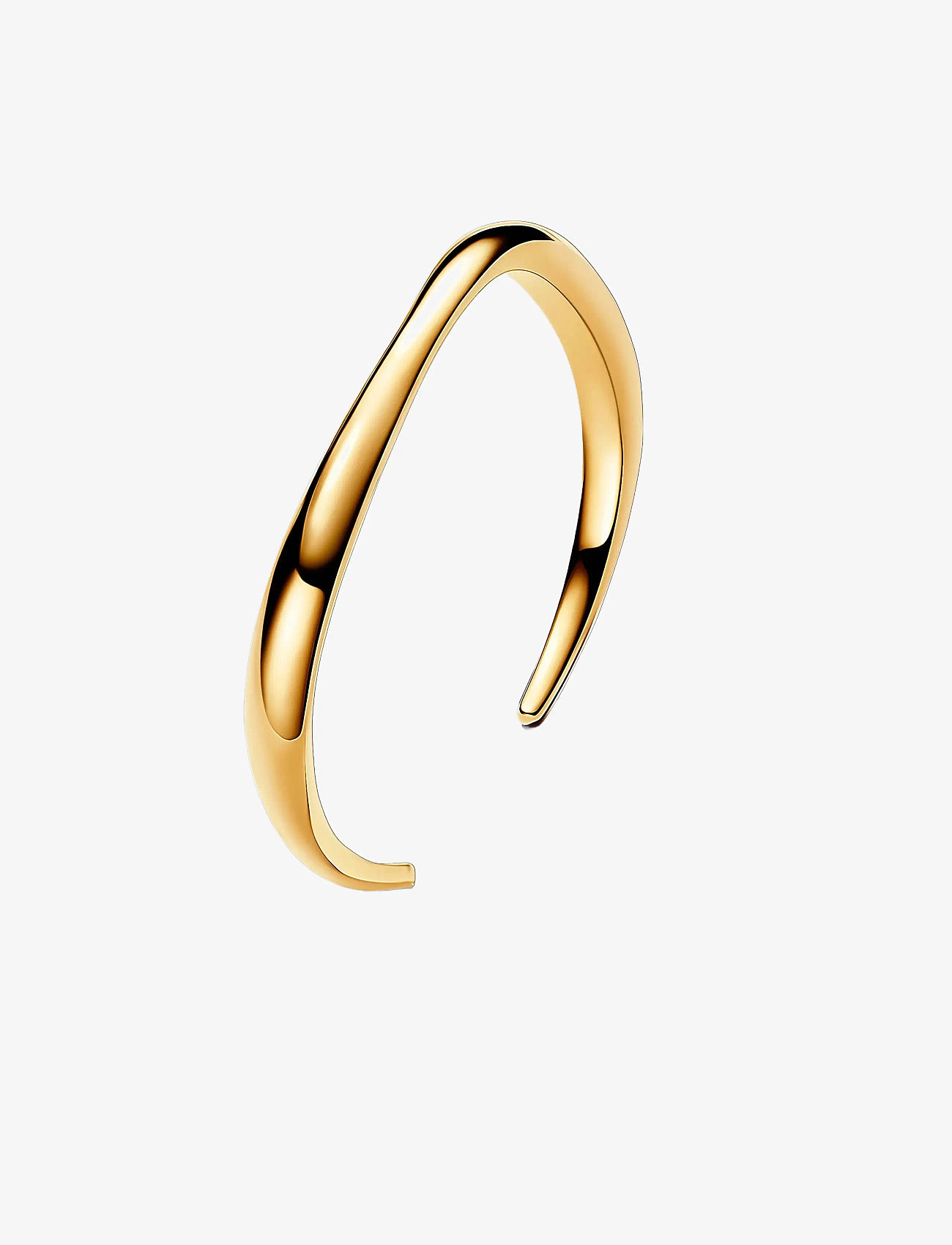 Pandora - 14k Gold-plated open bangle - käevõrud - no color - 2