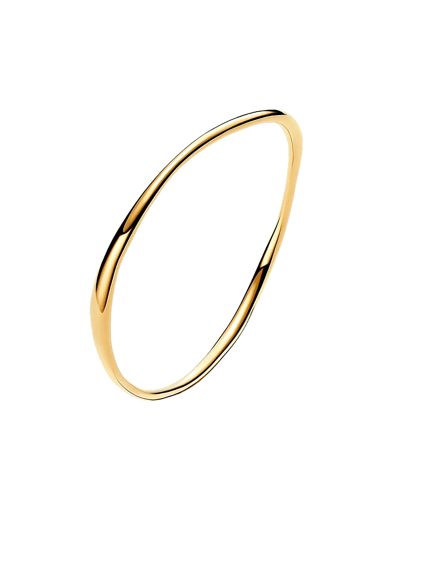 Pandora - 14k Gold-plated bangle - armreifen - no color - 2
