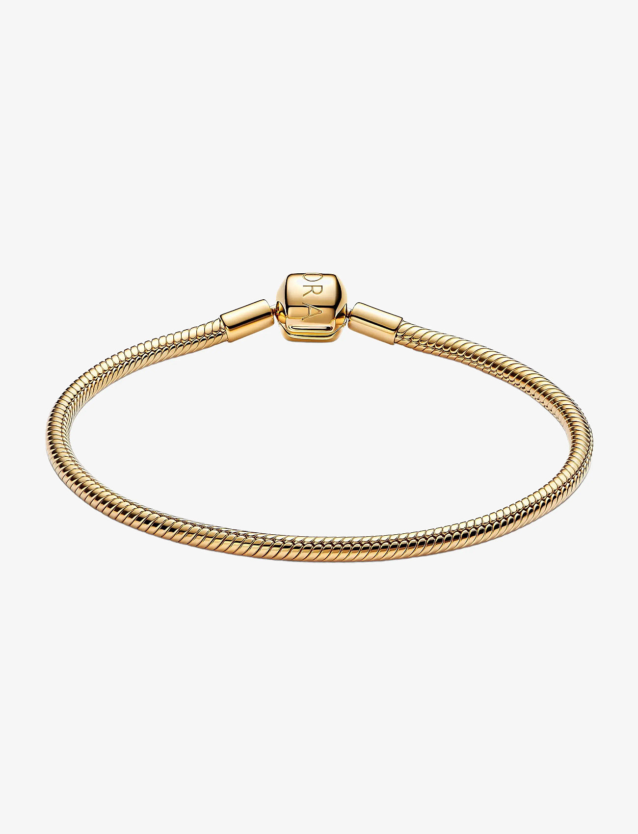 Pandora - Snake chain 14k gold-plated bracelet - kedjearmband - no color - 2