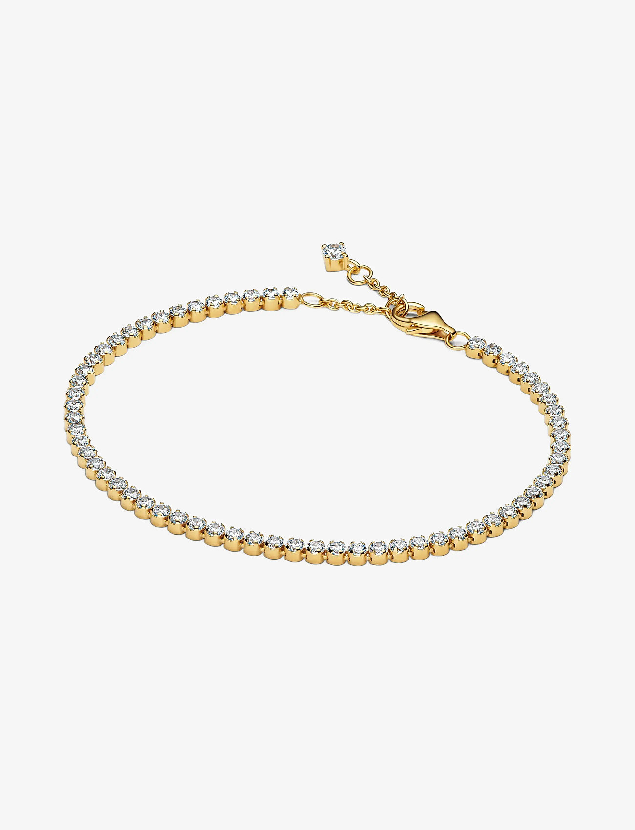 Pandora - Sparkling Tennis Bracelet - kædearmbånd - clear - 1