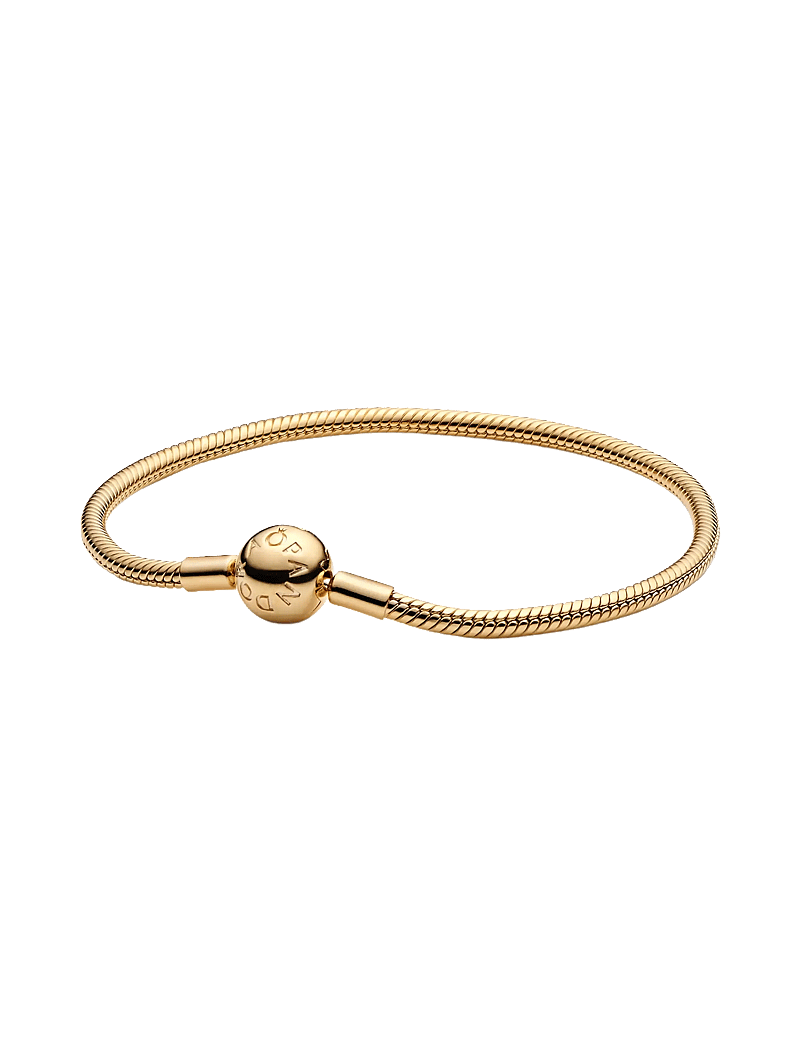 Pandora - Snake chain 14k gold-plated bracelet - kedjearmband - no color - 1