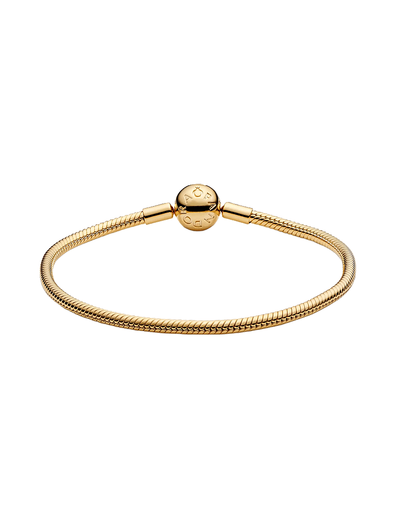 Pandora - Snake chain 14k gold-plated bracelet - kedjearmband - no color - 2