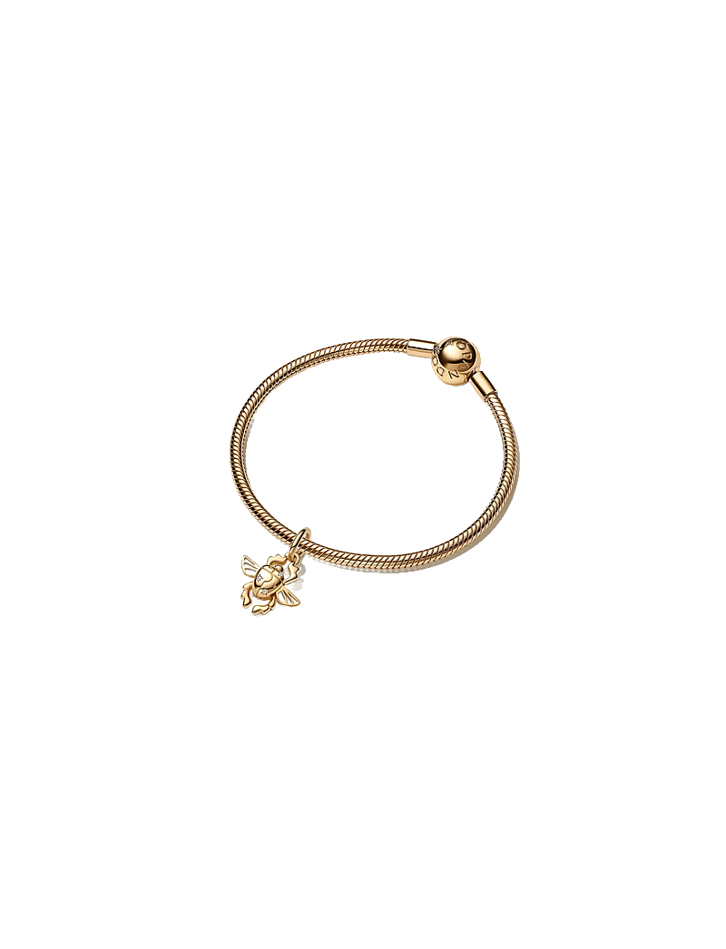 Pandora - Snake chain 14k gold-plated bracelet - kedjearmband - no color - 4