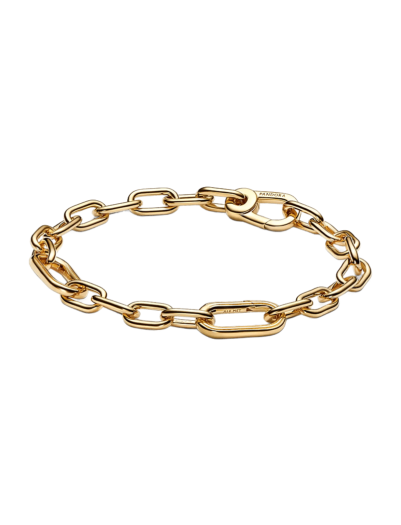 Pandora - 14k Gold-plated small link bracelet - kedjearmband - no color - 1