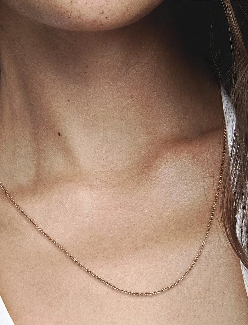 Pandora - Necklace in 14k rose gold-plated - kedjehalsband - no color - 2