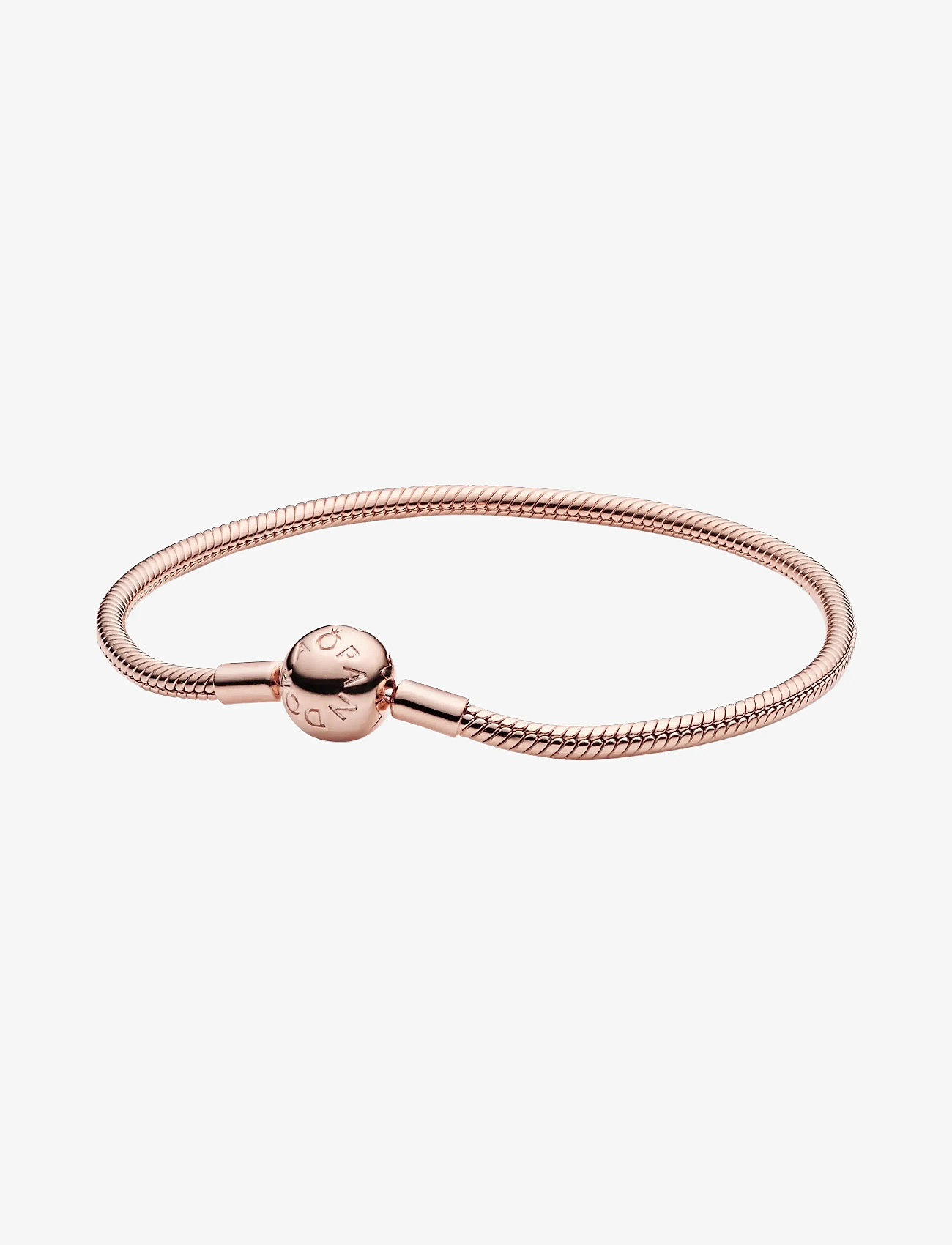 Pandora - 14k Rose gold-plated snake chain bracelet - kedjearmband - no color - 1