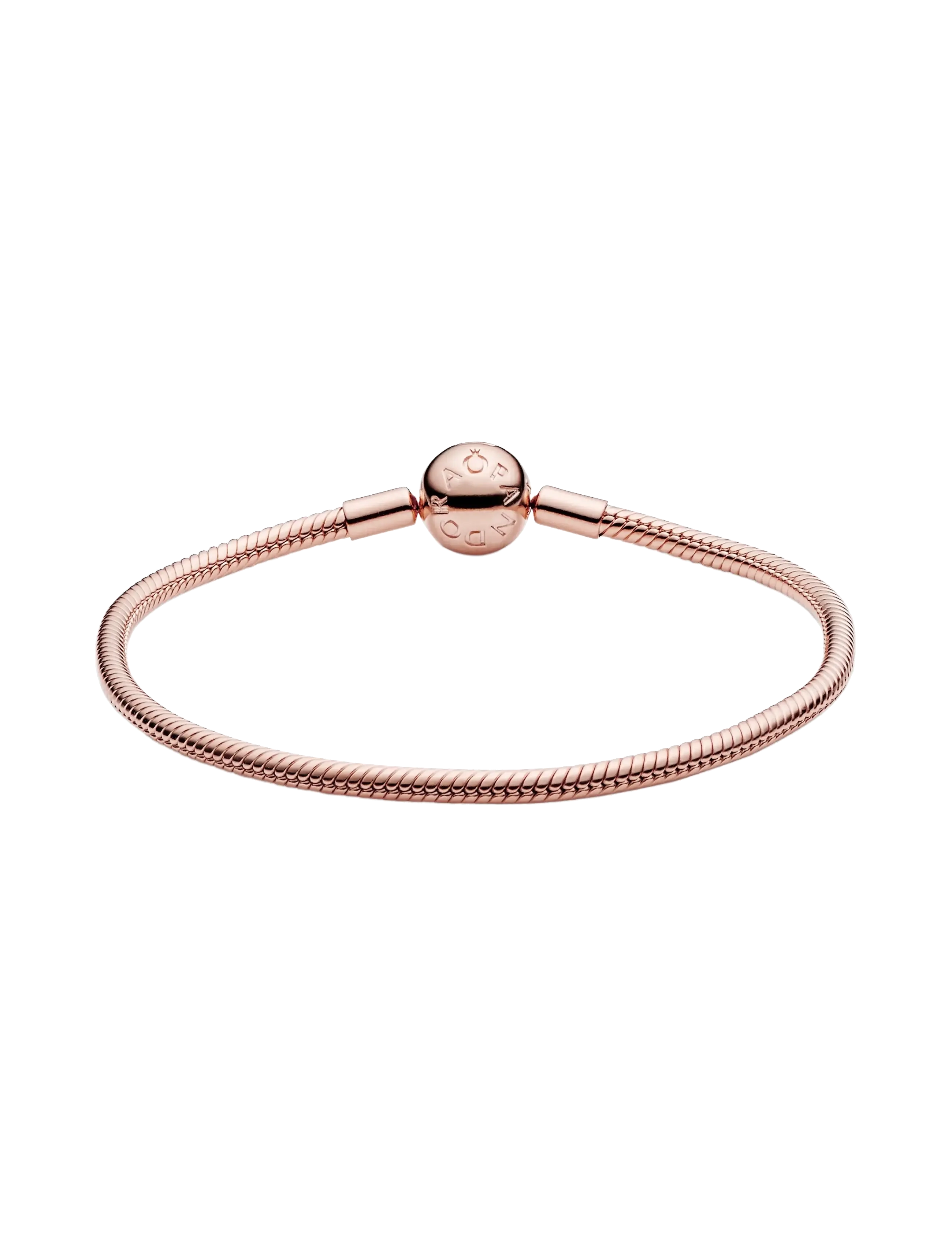 Pandora - 14k Rose gold-plated snake chain bracelet - kettenarmbänder - no color - 2