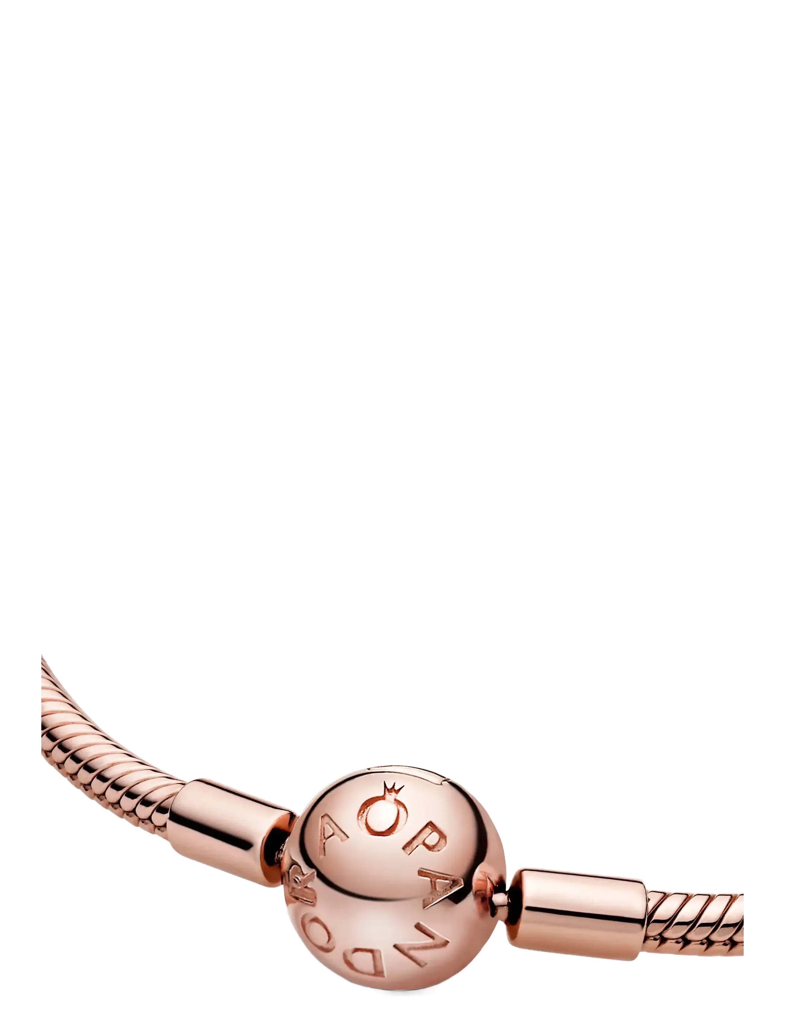 PANDORA 14K Rose Gold-Plated Snake Chain Bracelet armband dam – bild 3