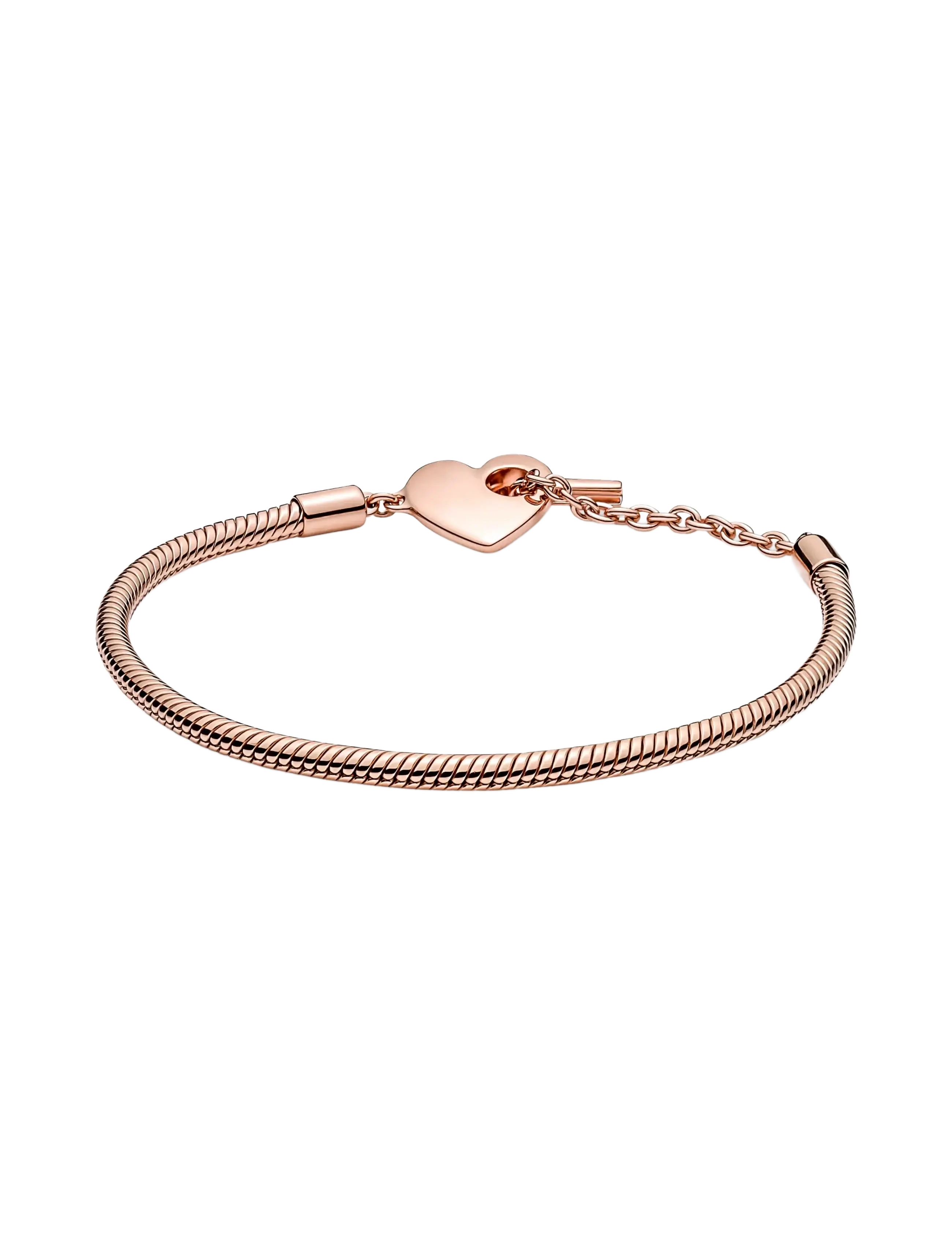 Pandora - Snake chain 14k rose gold-plated - no color - 2
