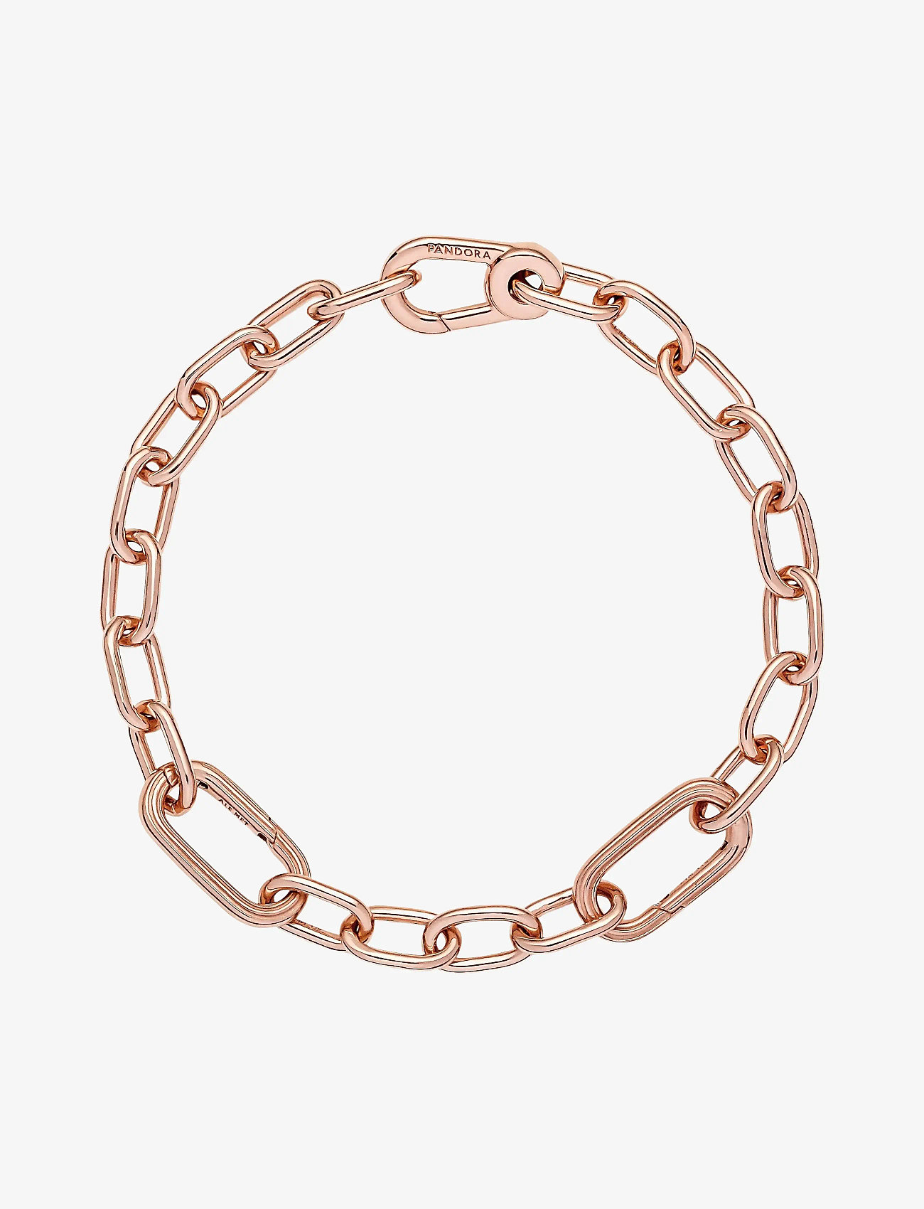 Pandora - 14k Rose gold-plated small link bracelet - no color - 2