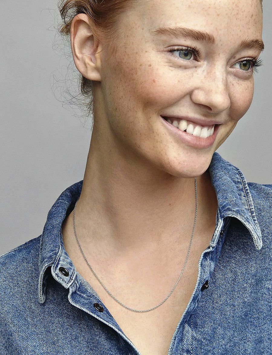 Pandora - Silver necklace - kedjehalsband - no color - 0