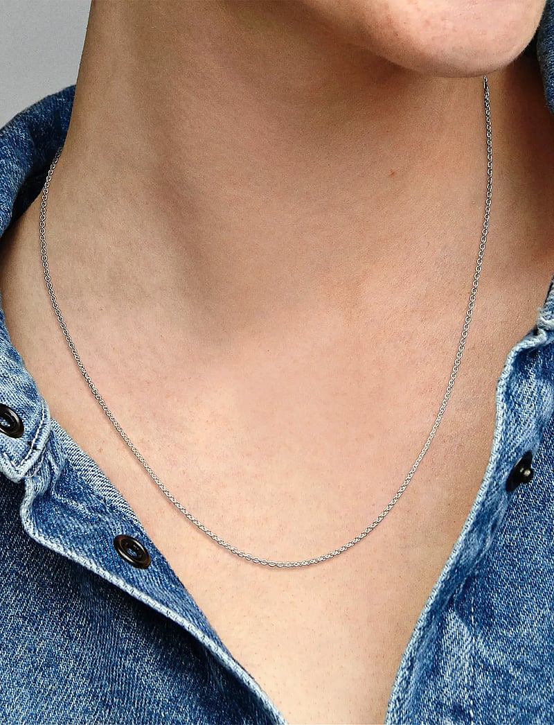 Pandora - Silver necklace - halsketten - no color - 2