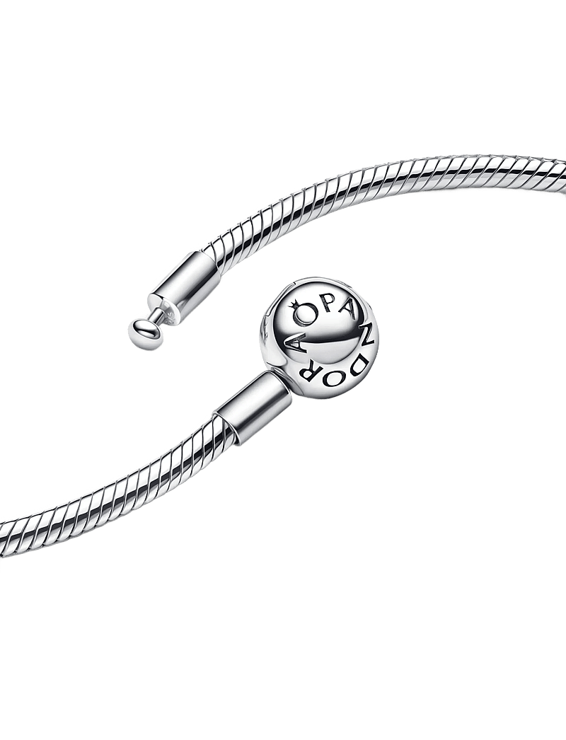 Pandora - Silver necklace with round clasp - kedjehalsband - no color - 2