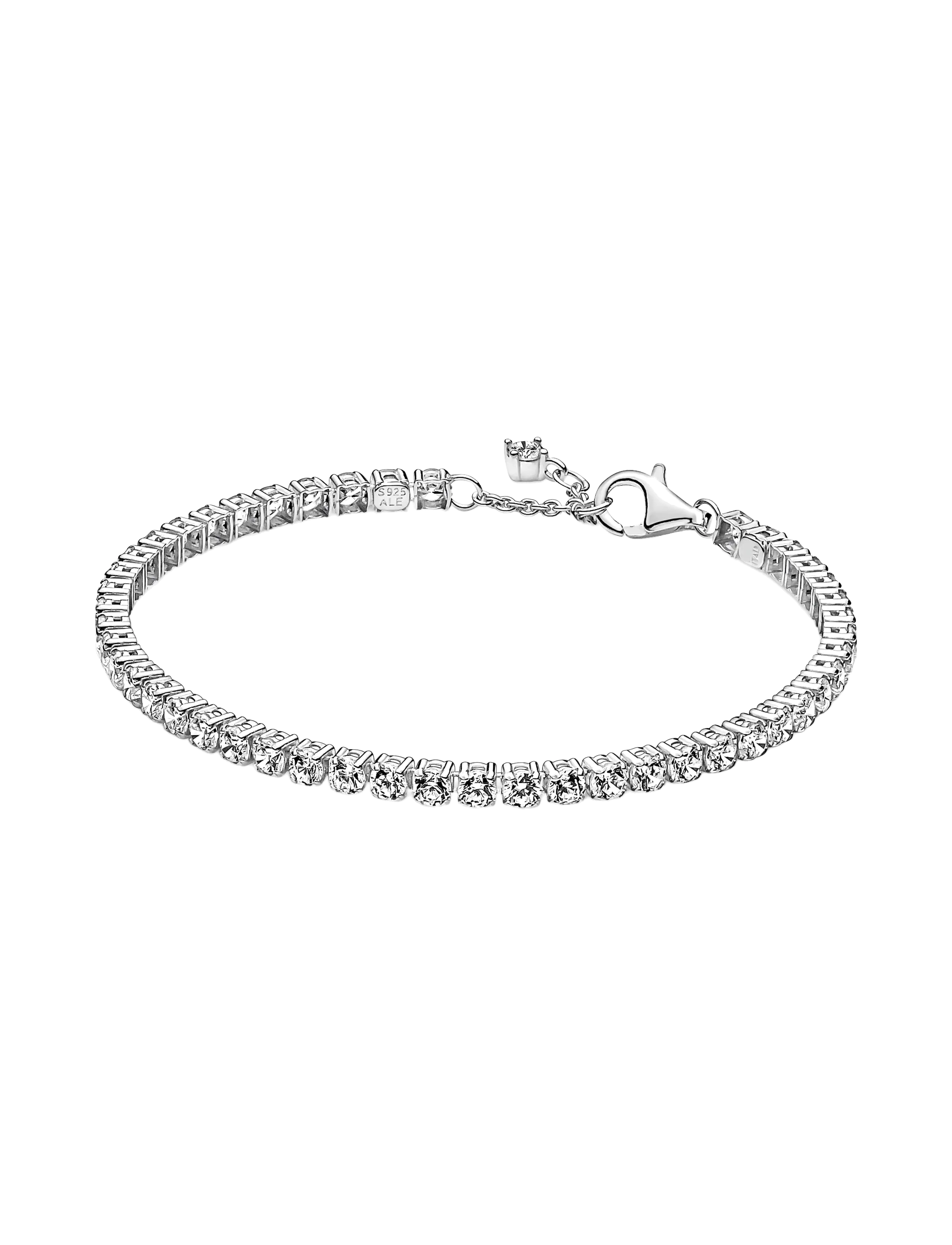 Pandora Sterling silver bracelet with clear cubic zirconia - Asusteet - CLEAR / undefined