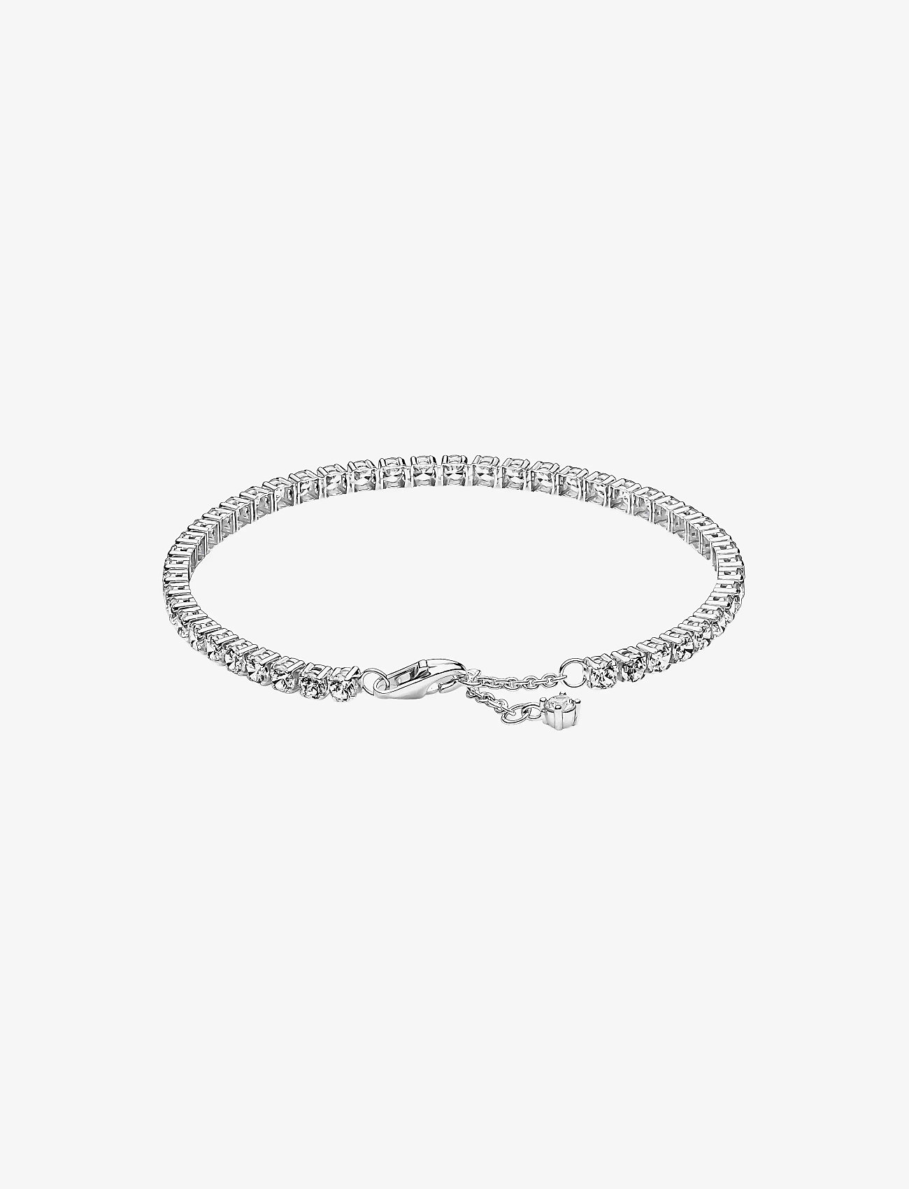 Pandora - Sterling silver bracelet with clear cubic zirconia - kædearmbånd - clear - 2