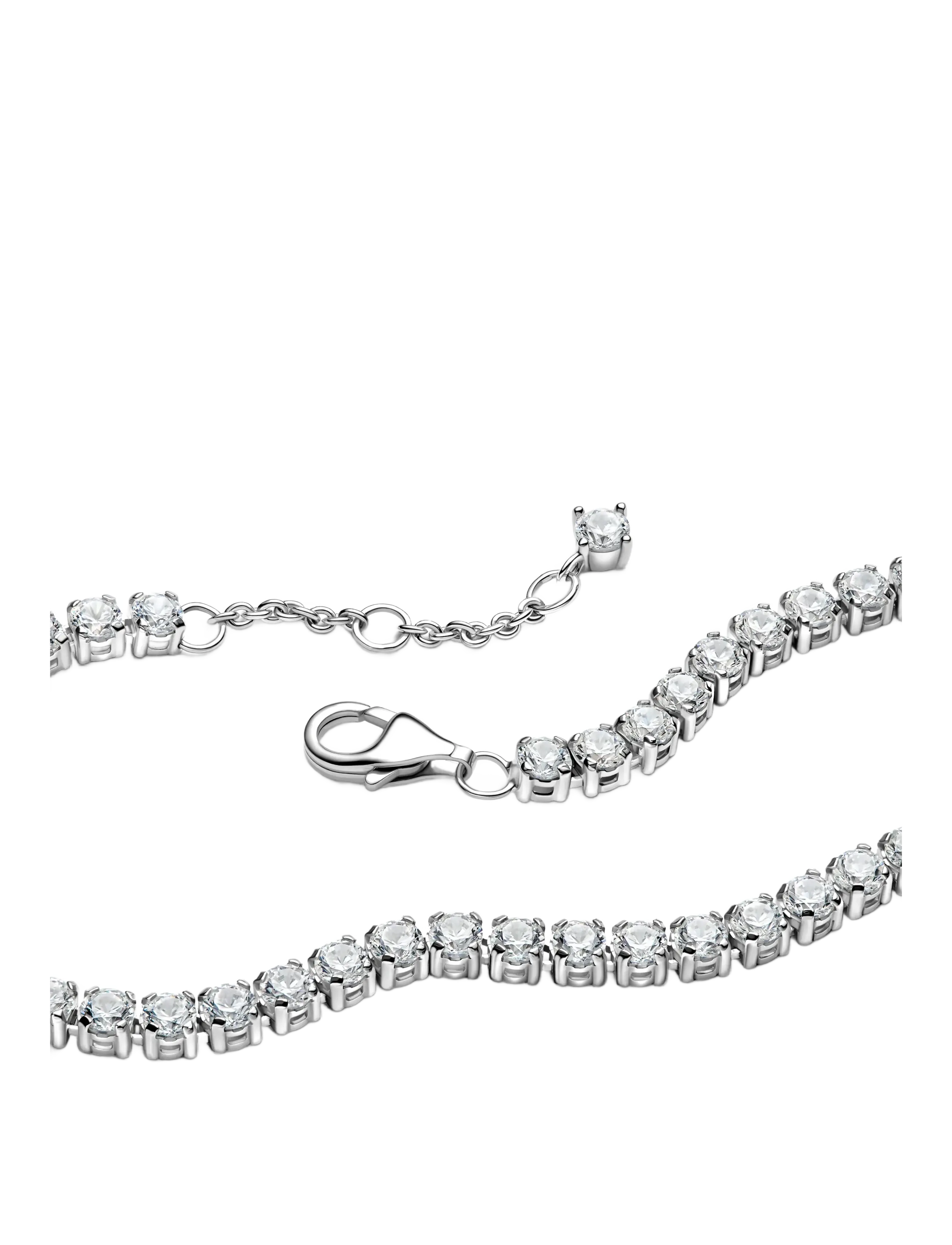 PANDORA Sterling Silver Bracelet With Clear Cubic Zirconia armband dam – bild 4