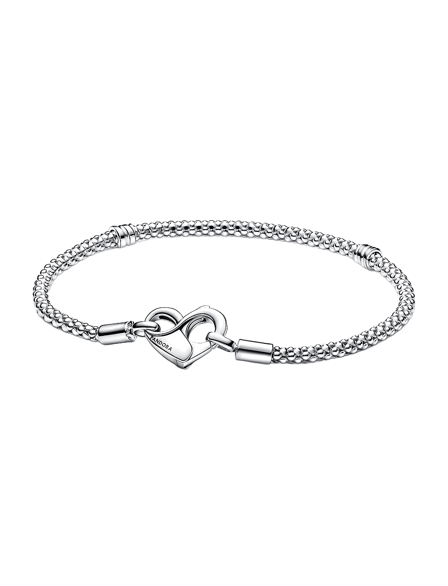 Pandora - Studded Chain Bracelet - kettenarmbänder - no color - 1